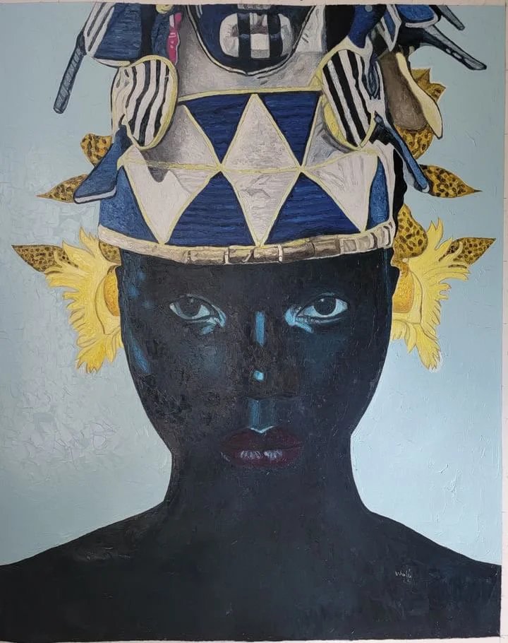   Wole Lagunju , born in 1966 in Oshogbo, Nigeria, is acclaimed for his innovative approach that blends traditional  Yoruba art with contemporary Western influences.   Graduating in Fine Arts and Graphic Design from the University of Ife (now Obafemi