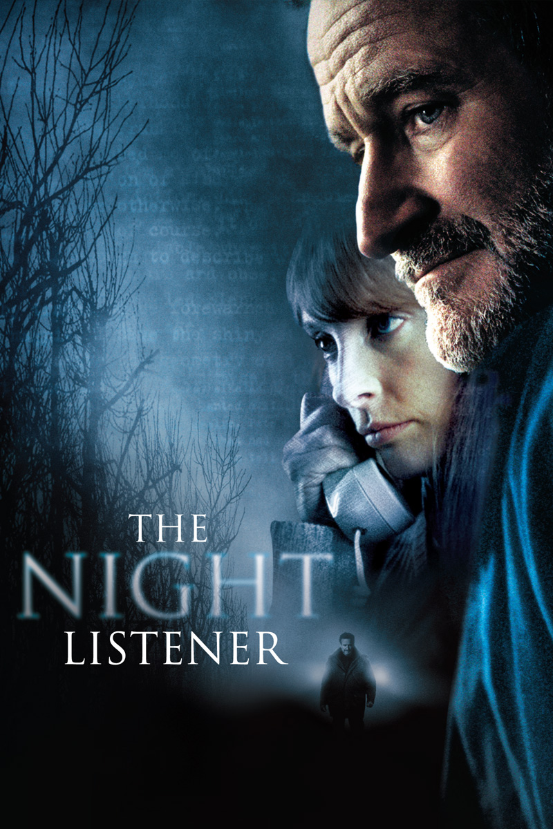  THE NIGHT LISTENER, directed by Patrick Stettner, and starring Robin Williams, Toni Collette, Joe Morton, Bobby Cannavale, Sandra Oh and Rory Culkin.  In the midst of his crumbling relationship, a radio show host begins speaking to his biggest fan, 