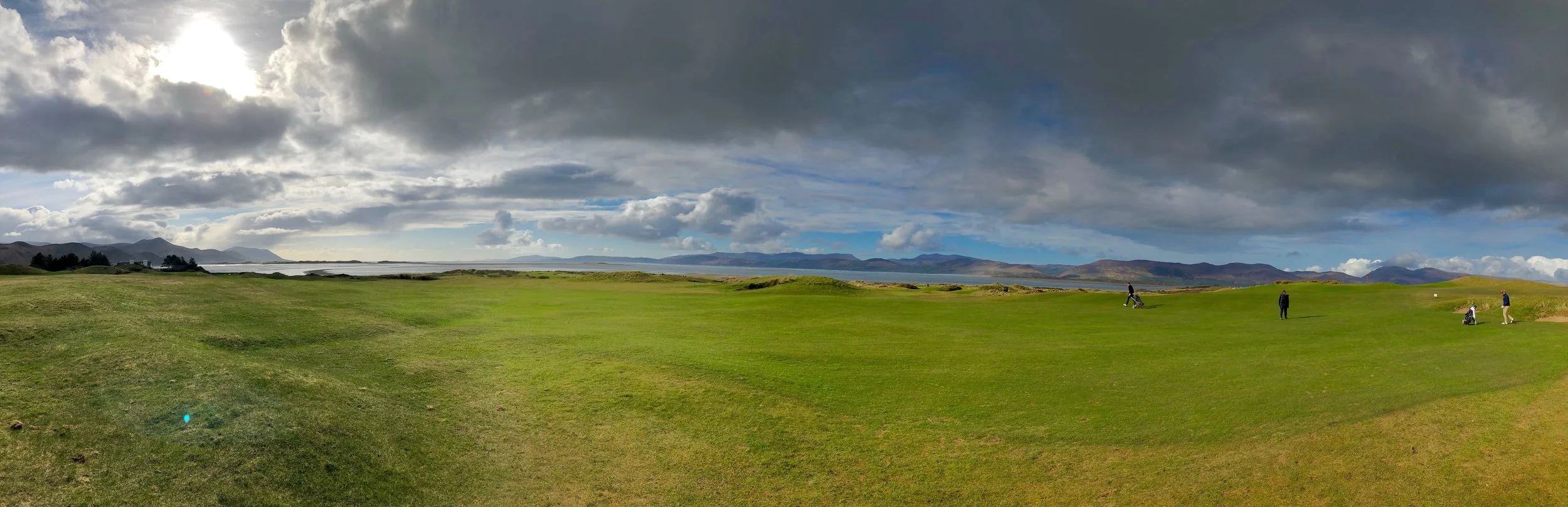 A panorama across Dooks, Kerry