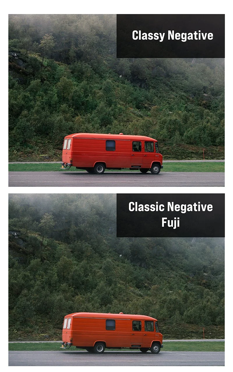 Camera Classic Negative Lightroom Preset Fuji Pro160ns Elite Fuji