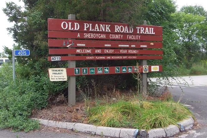 Old Plank Road Trail Trailhead