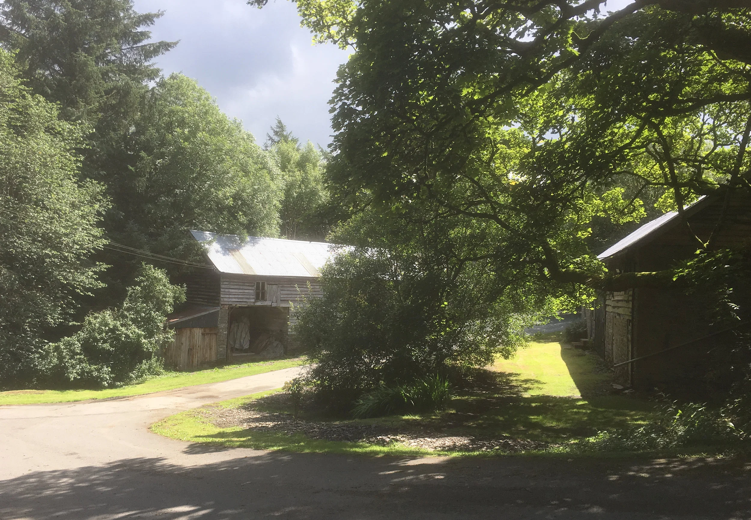 the Graig Farm yard today