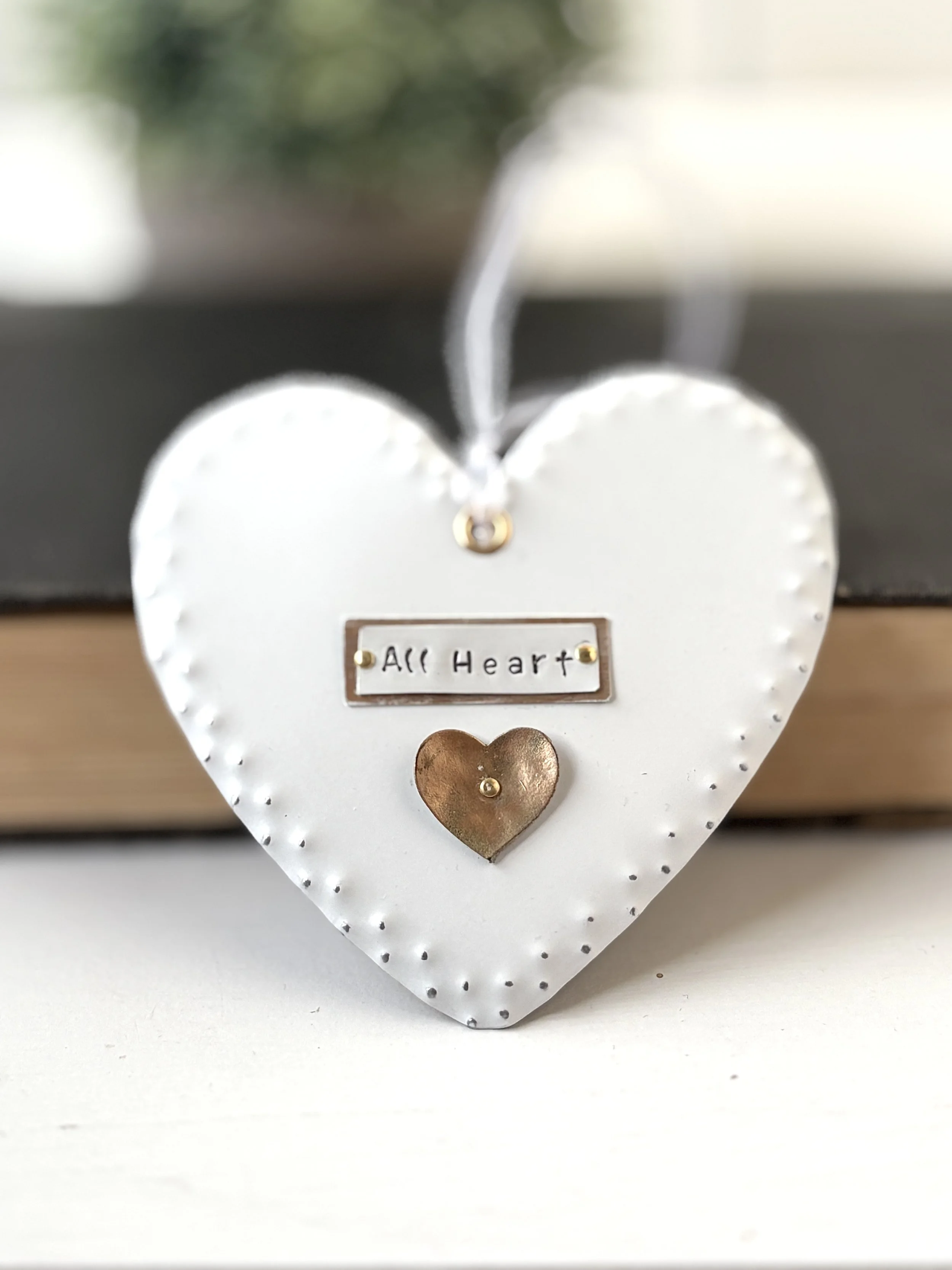All Heart, – Meaningful Tin Ornament