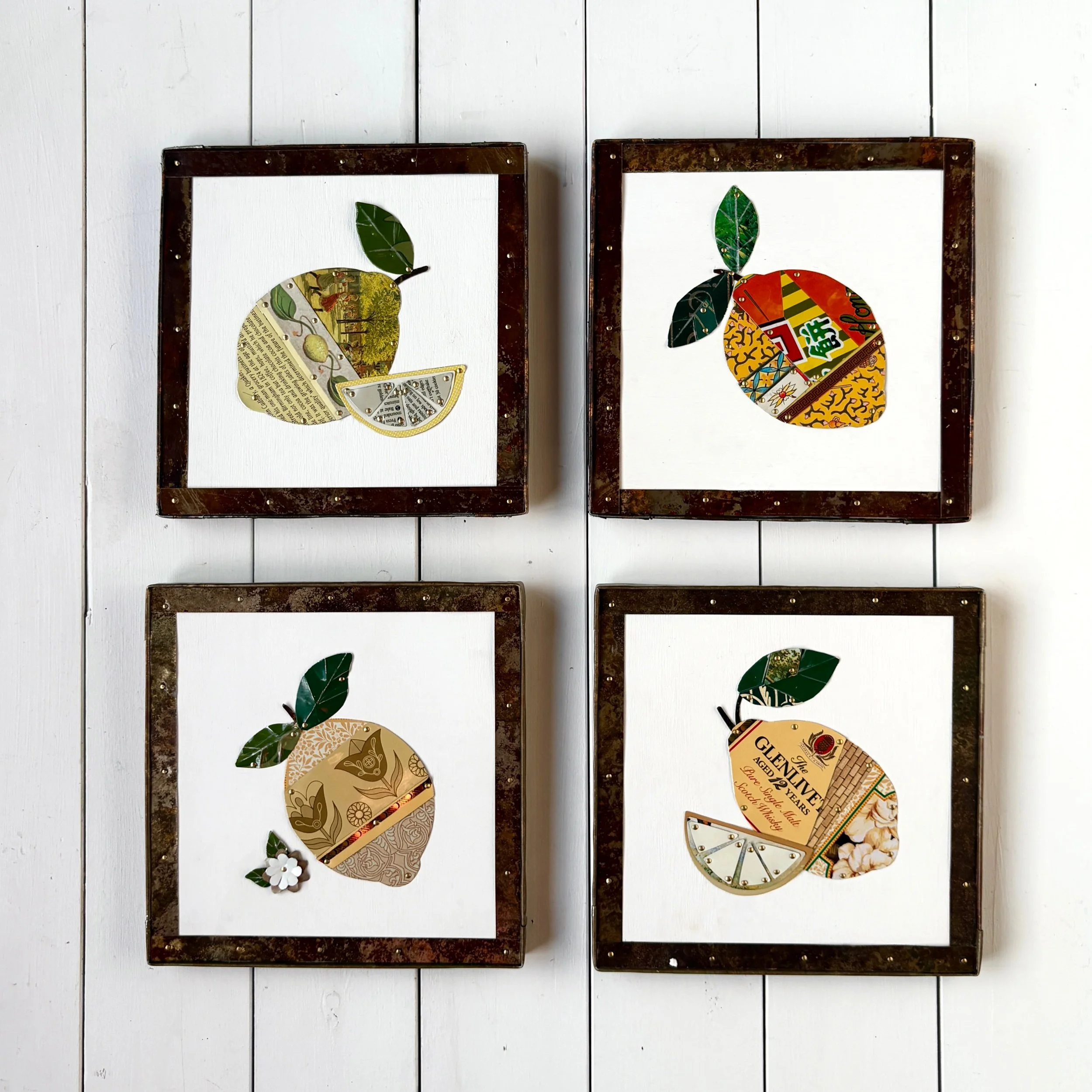 Lemon Wall Art – Handmade Tin Kitchen Art