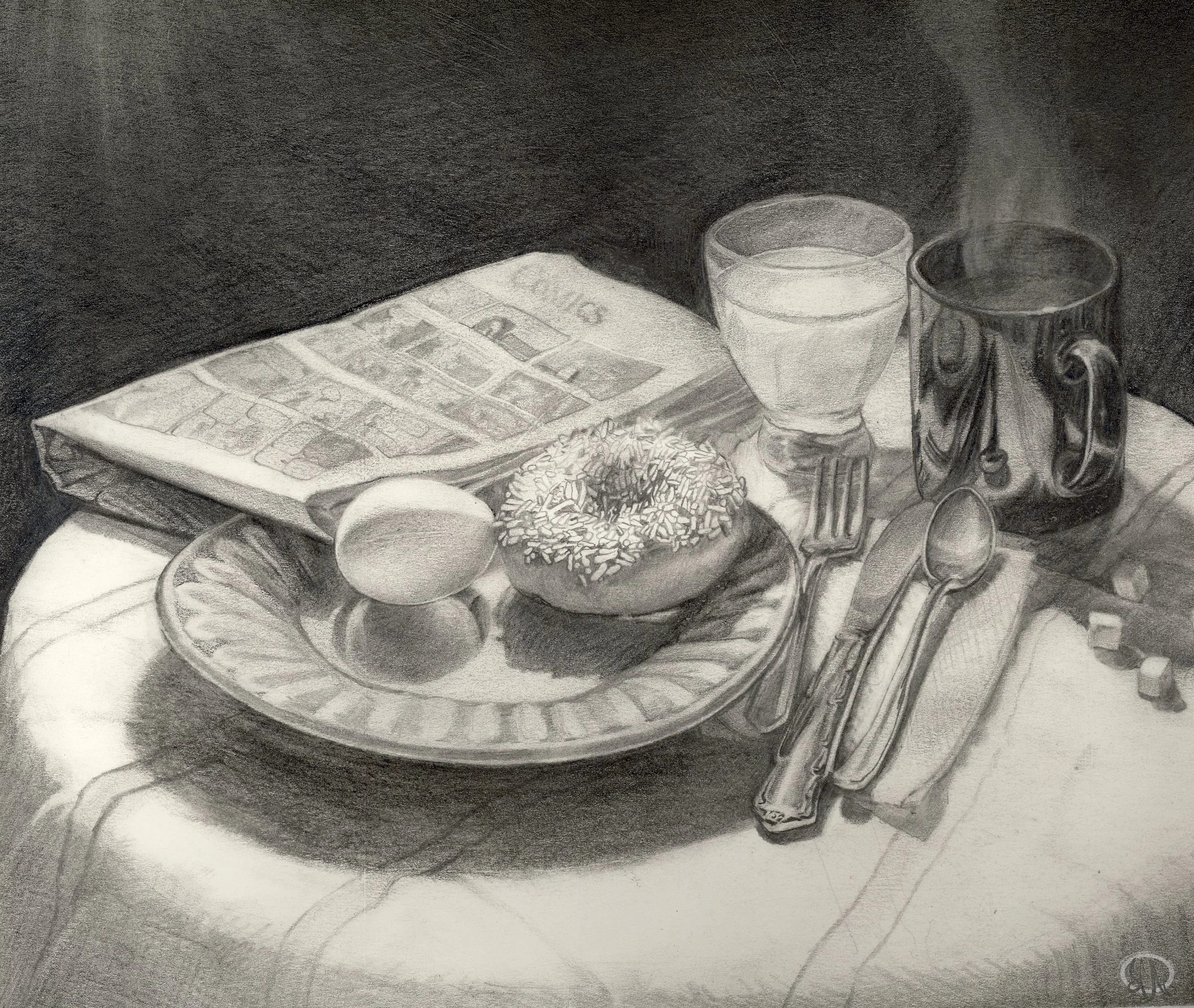 Breakfast still-life