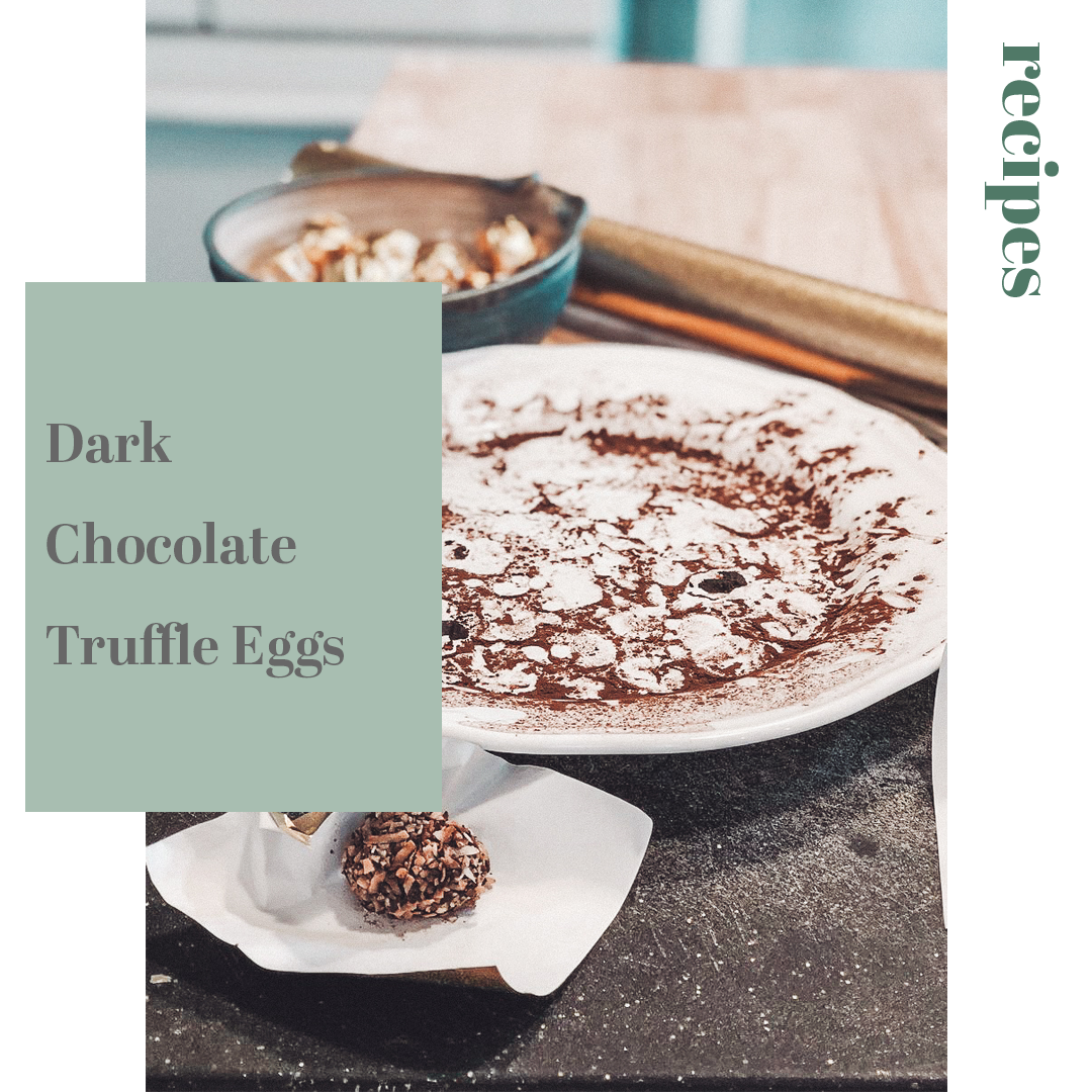 Dark Chocolate Truffle Eggs