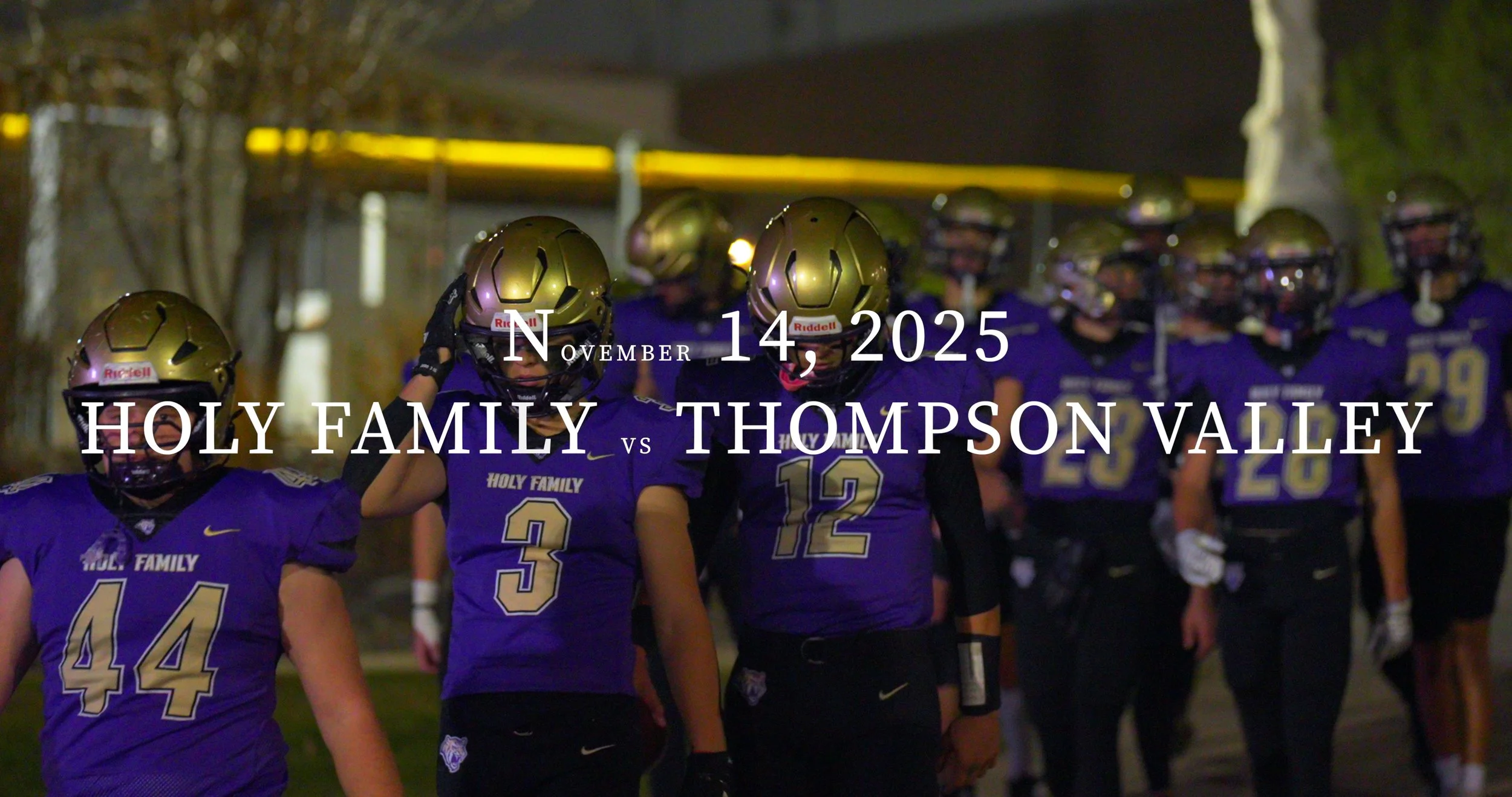 Holy Family vs Thompson Valley (Cinematic Football Game Recap 2025)