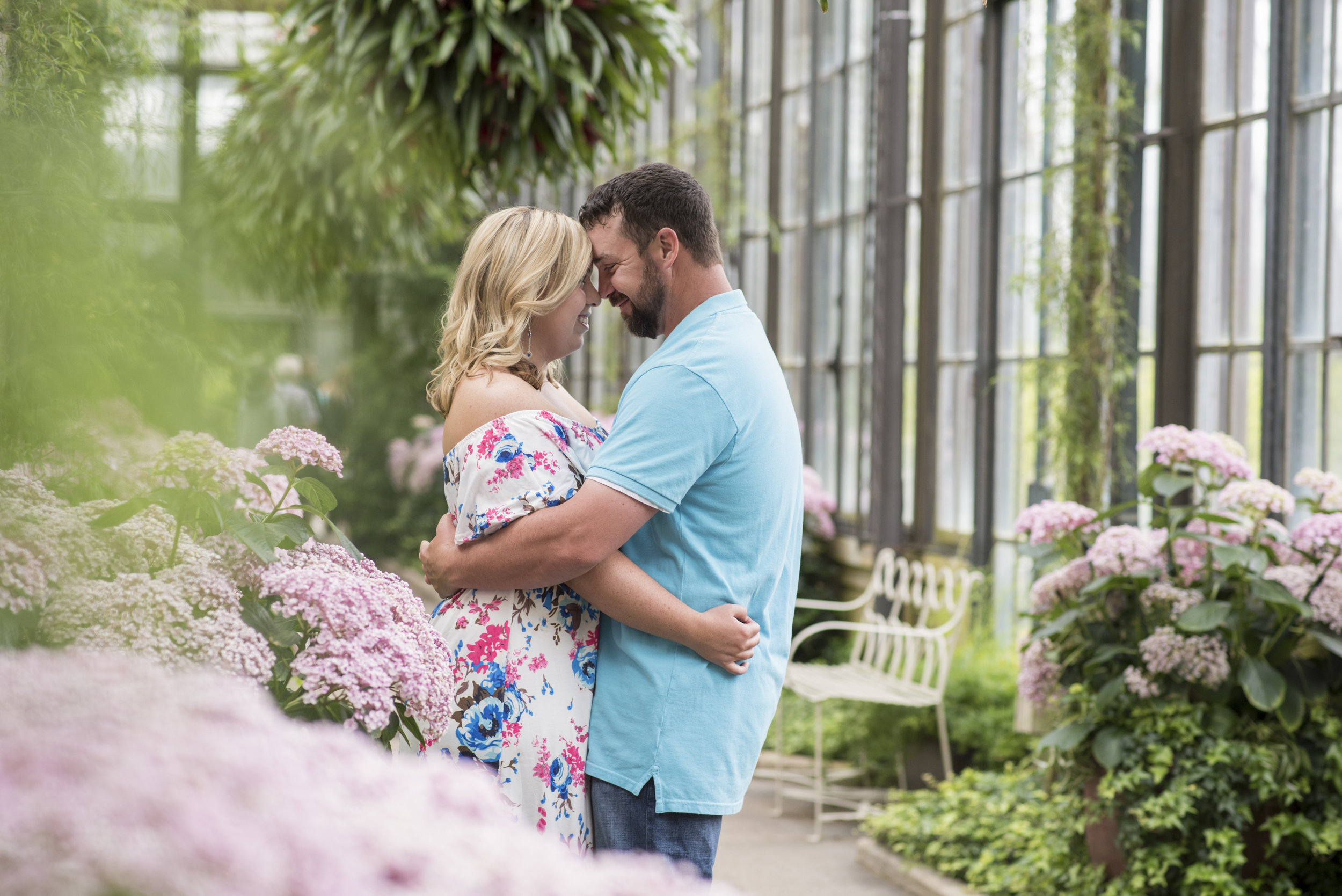 Jacqueline Dan Engagement Session Longwood Gardens