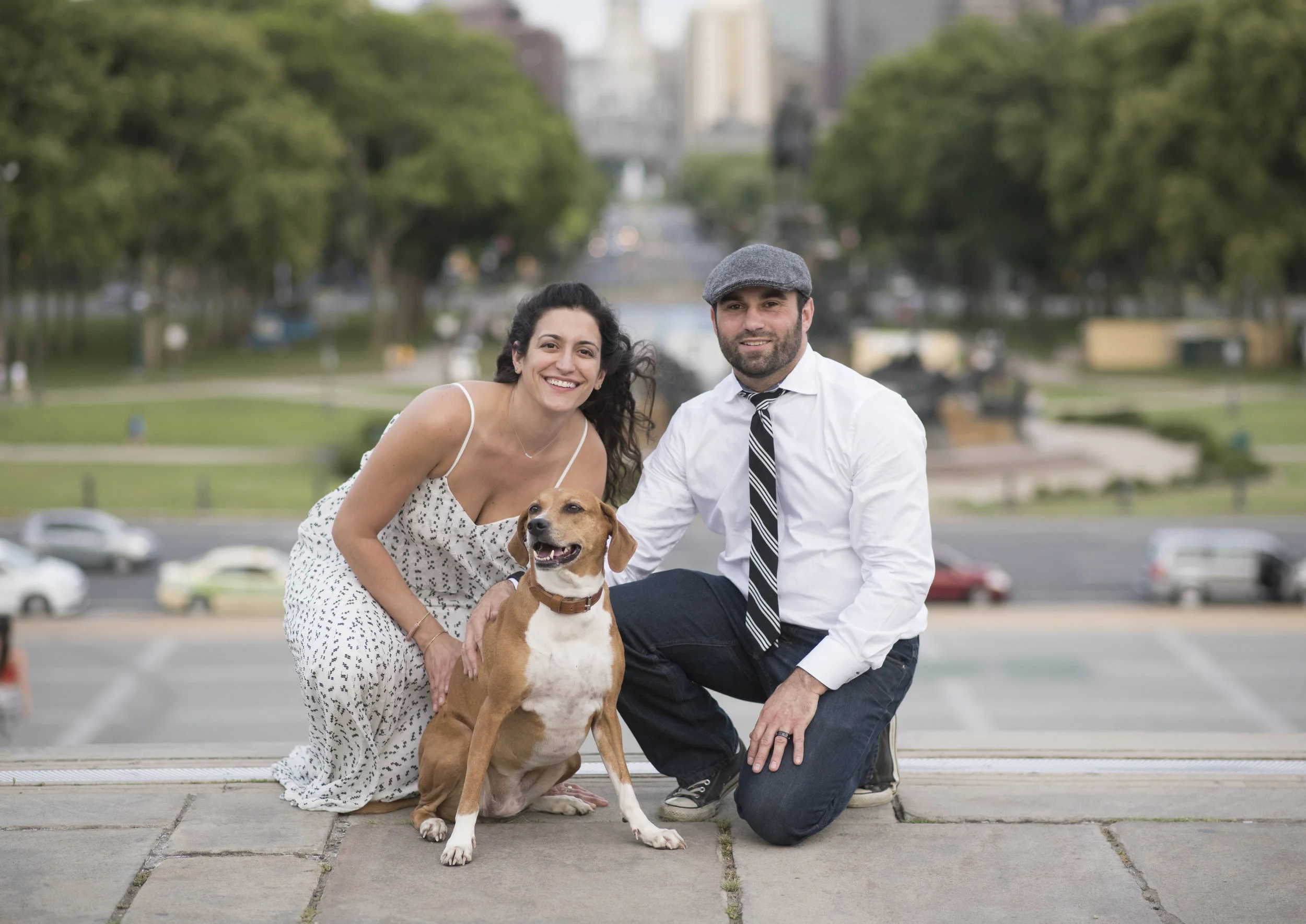 Philadelphia Museum Art Engagement Session