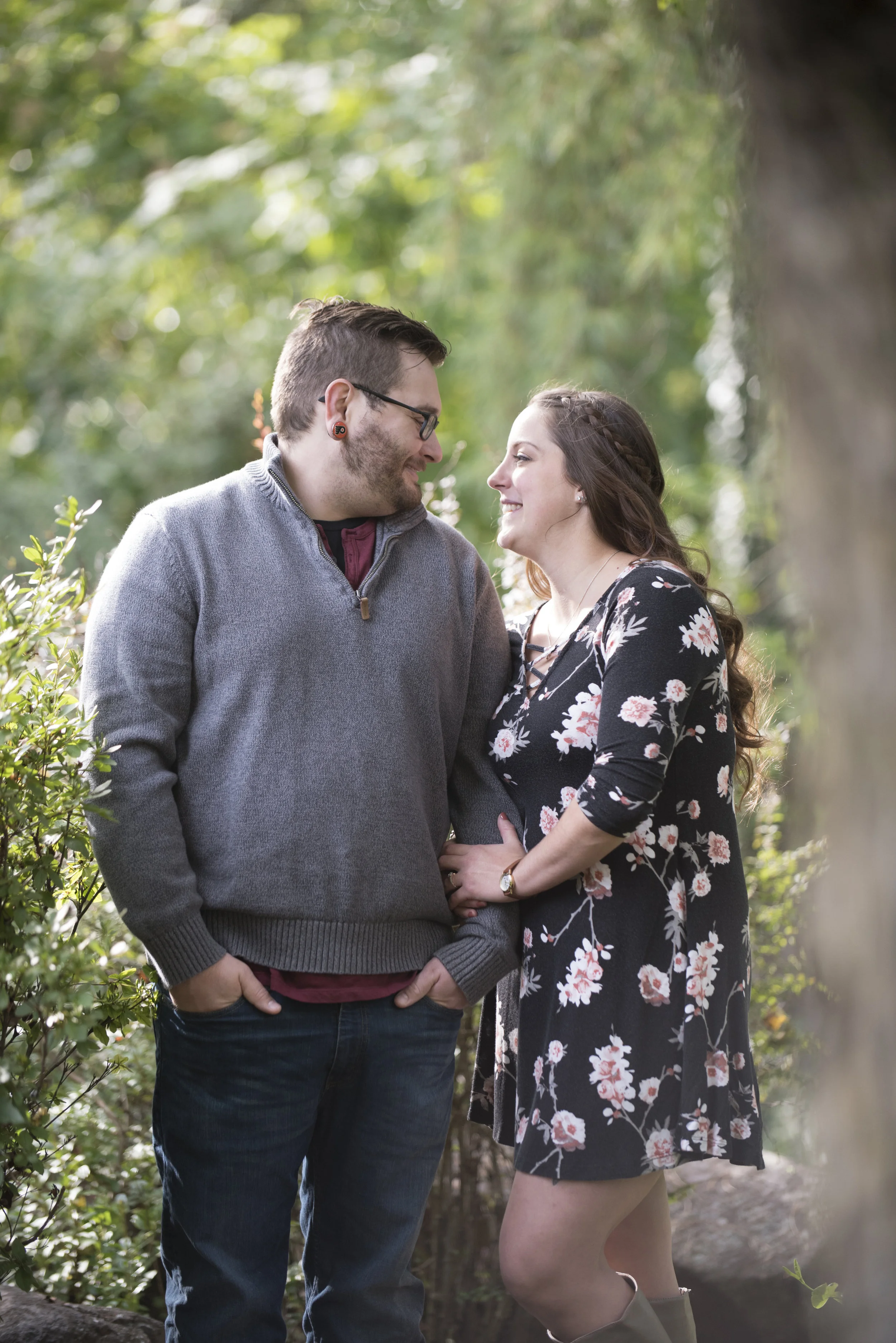 Sayen House and Gardens Engagement Session