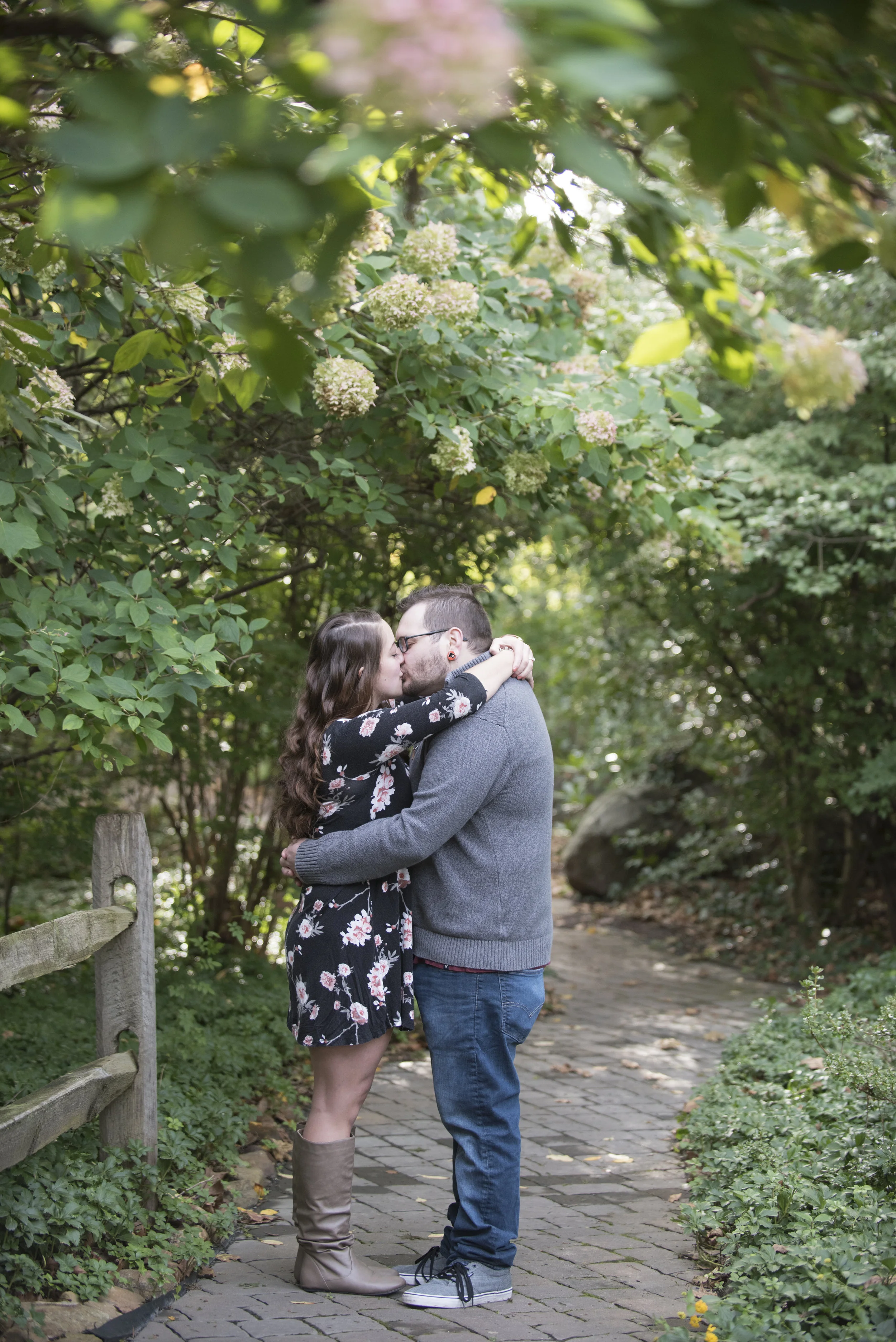 Sayen House and Gardens Engagement Session