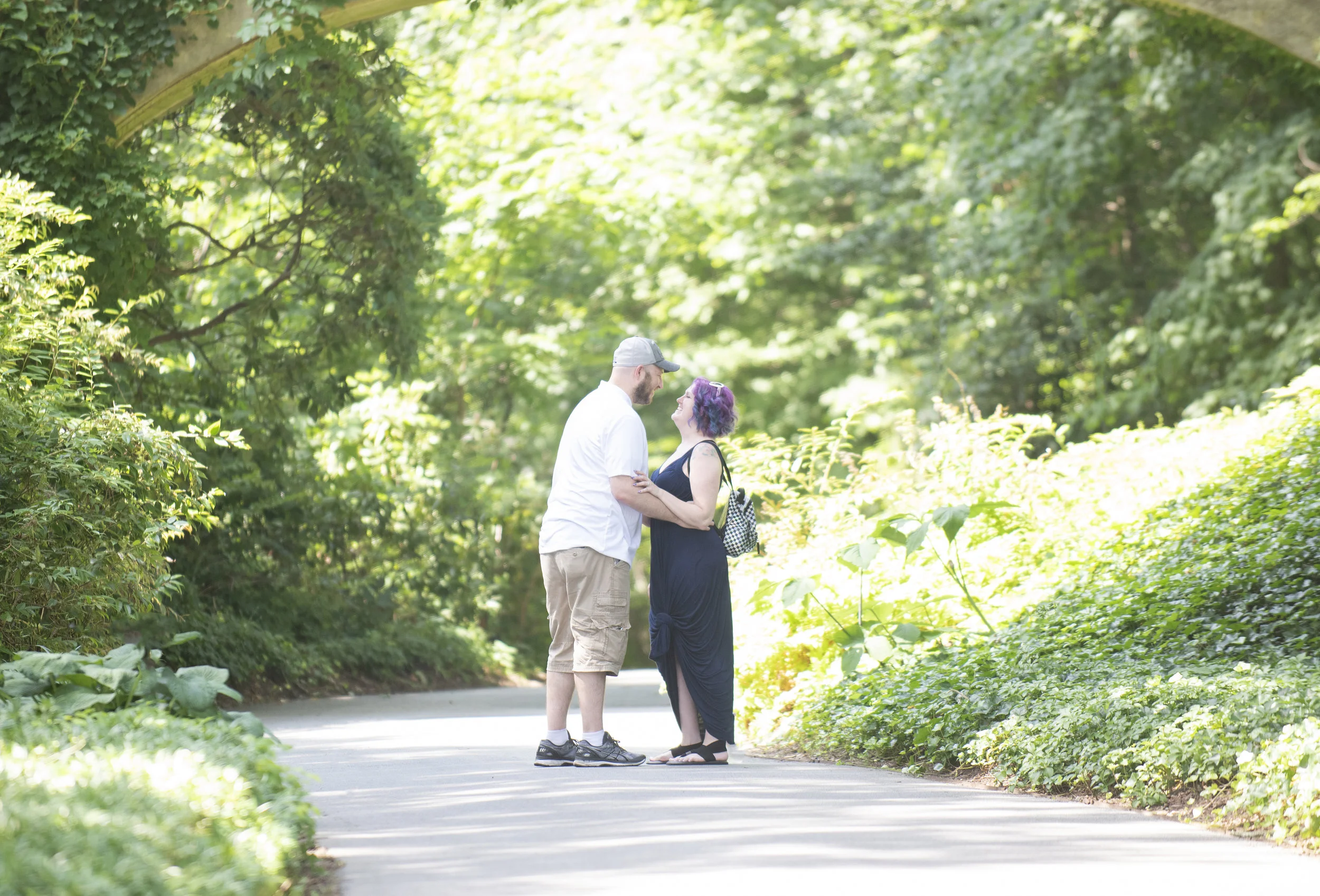 surprise proposal at longwood gardens
