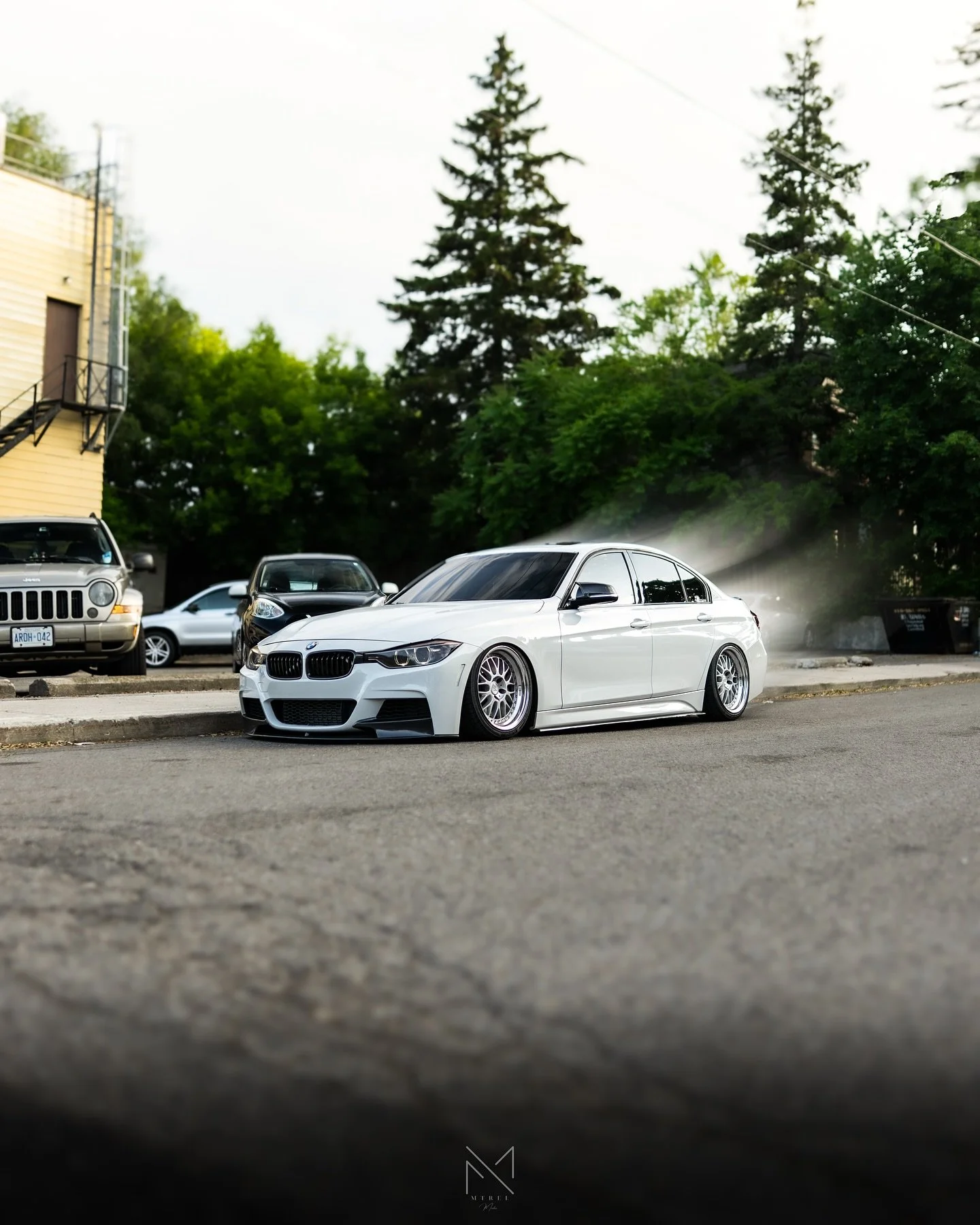 Before I refreshed the front end.