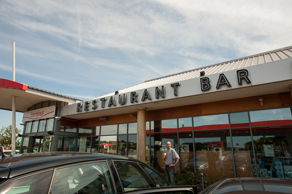 SLIDESHOW: Rest stop gas station, France