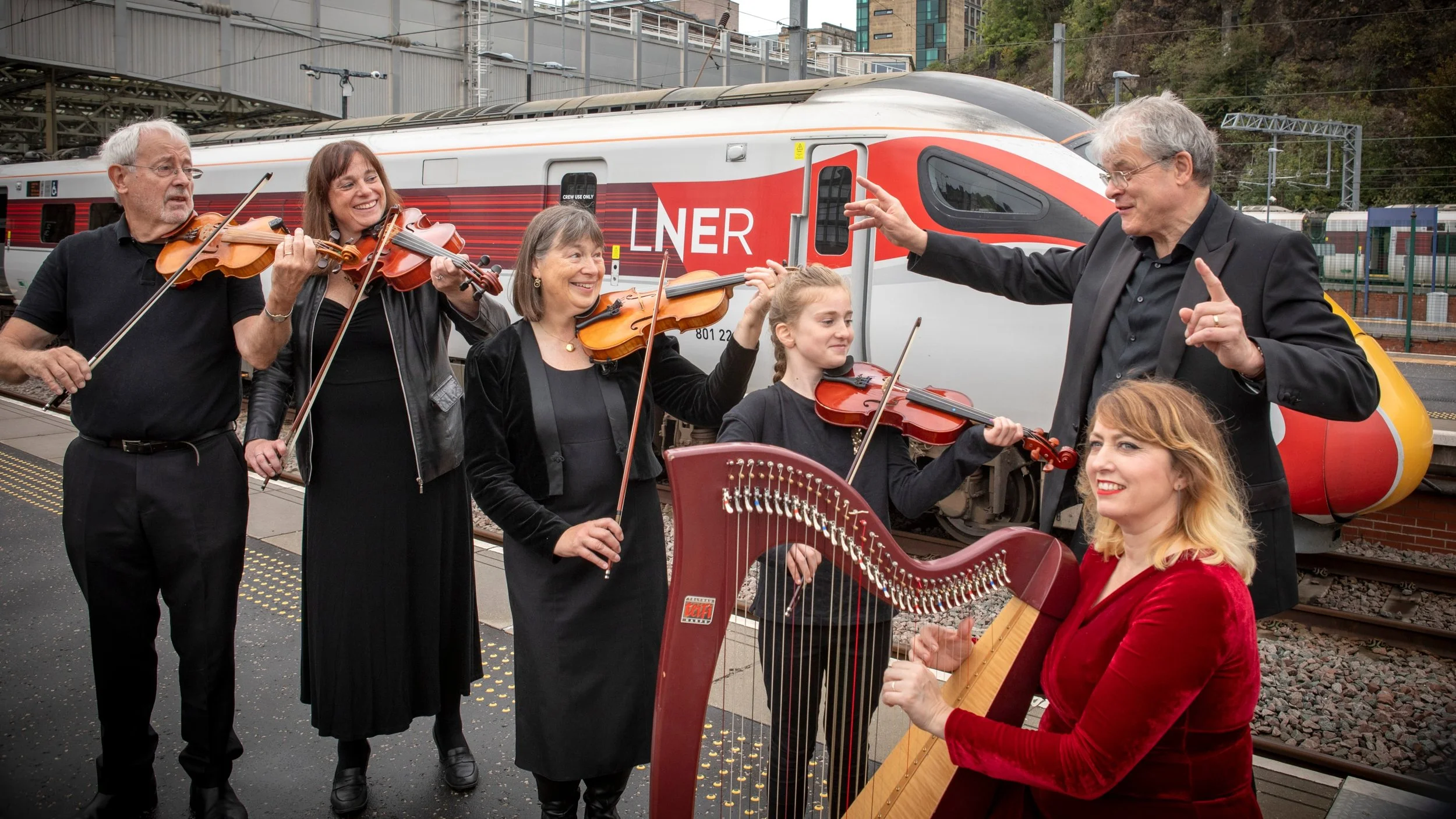 Linlithgow String Orchestra besides an LNER Azuma_cropped.jpg