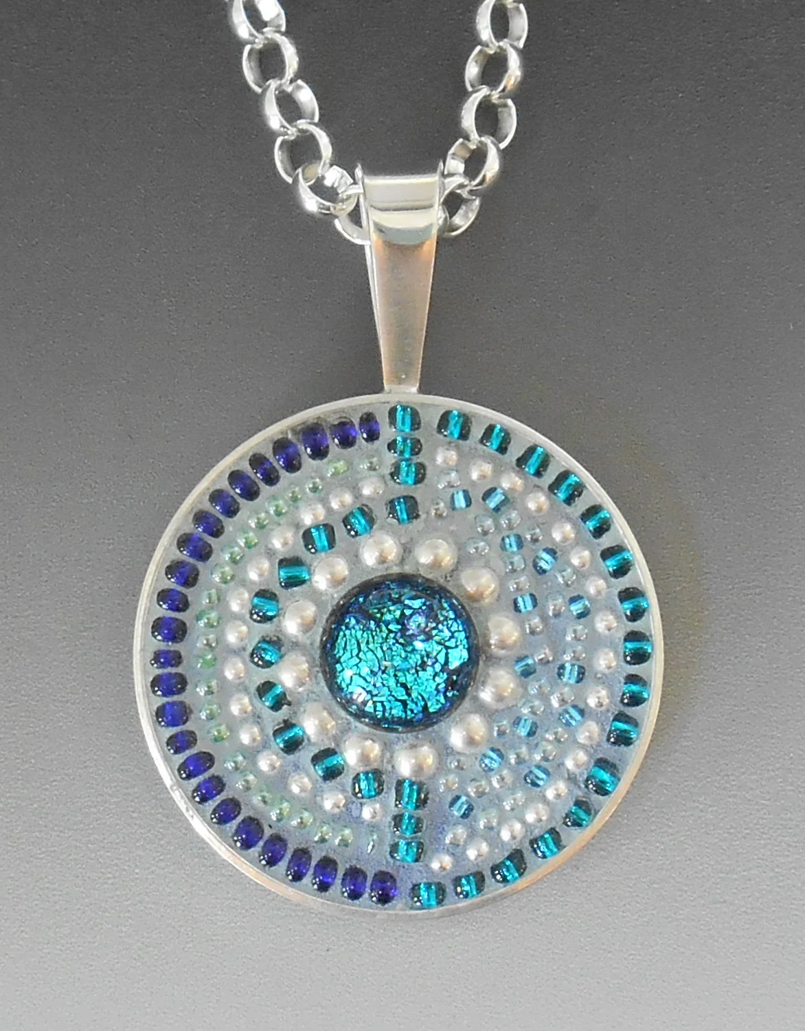 Micro Mosaic Pendant