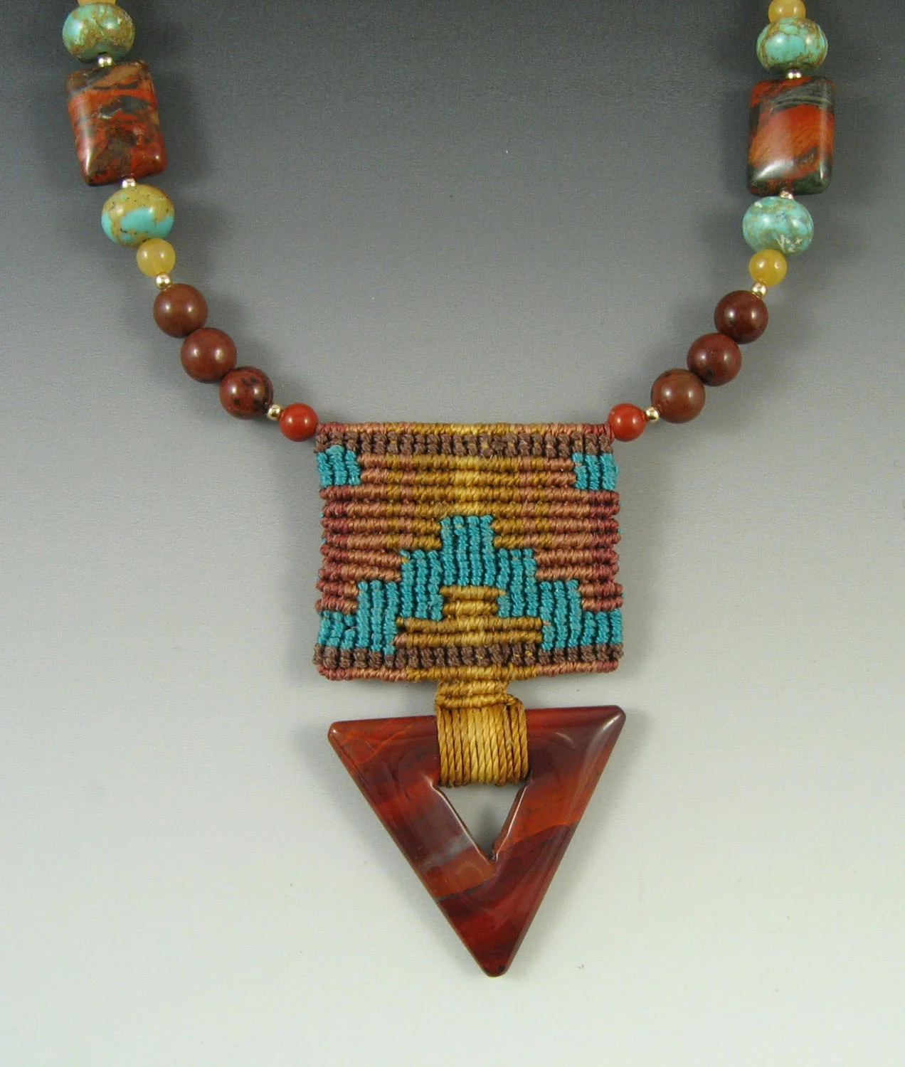 Triangles Cavandoli Necklace