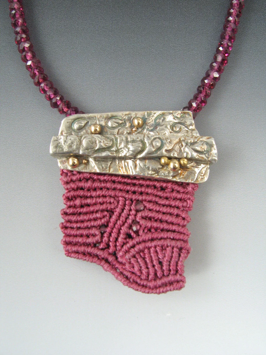 Strata Fiber and Silver Necklace.jpg