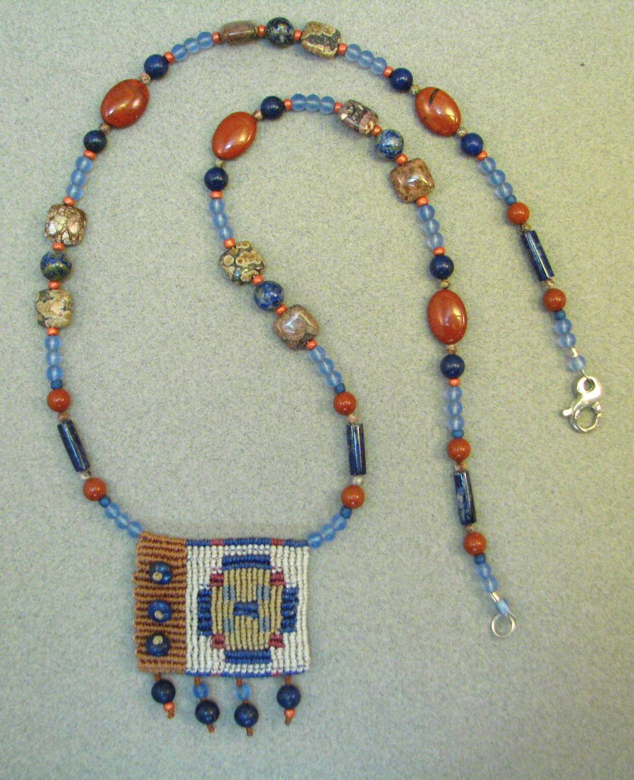 Rectangles and Squares Necklace