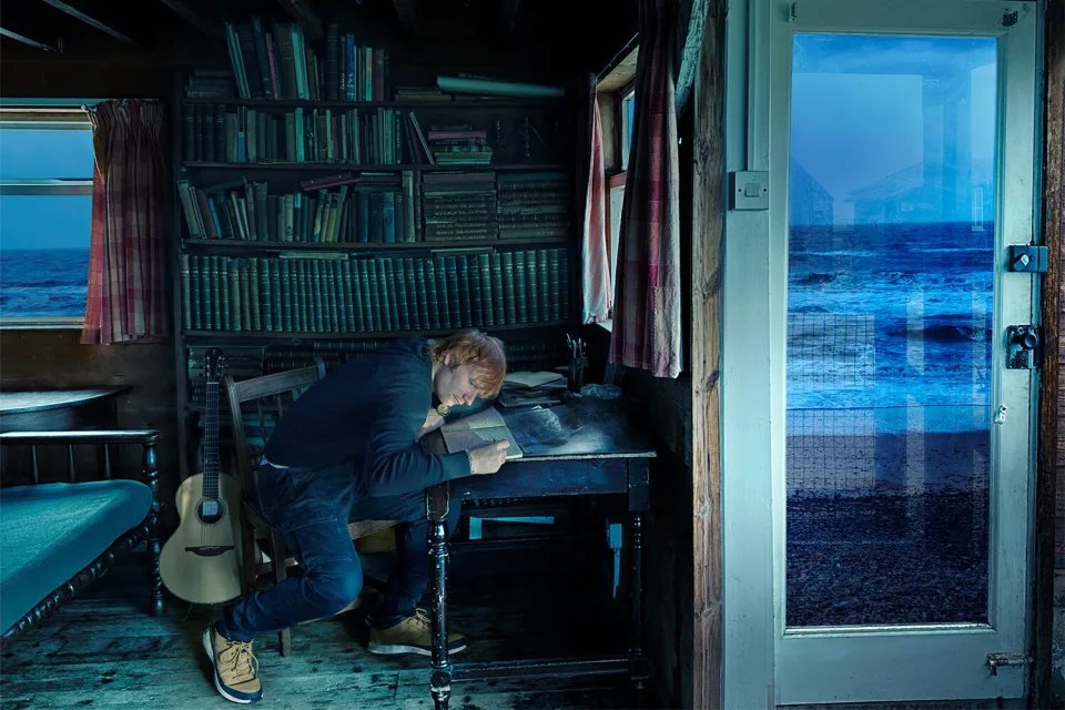   Marketing Materials for Album ‘Autumn Variations’ by Ed Sheeran, Photograph by Annie Leibovitz  