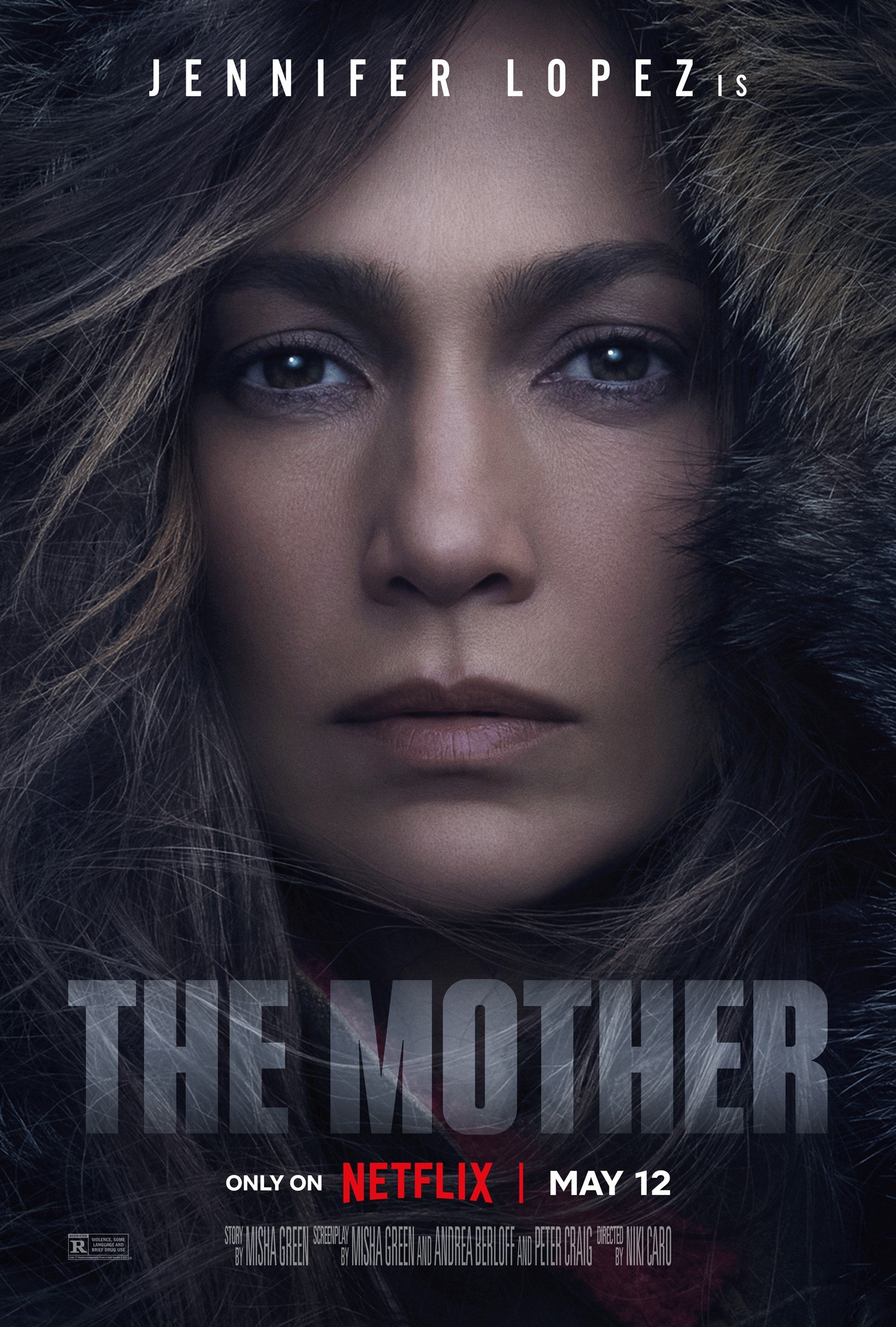   Key Art for Netflix’s ‘The Mother ‘  