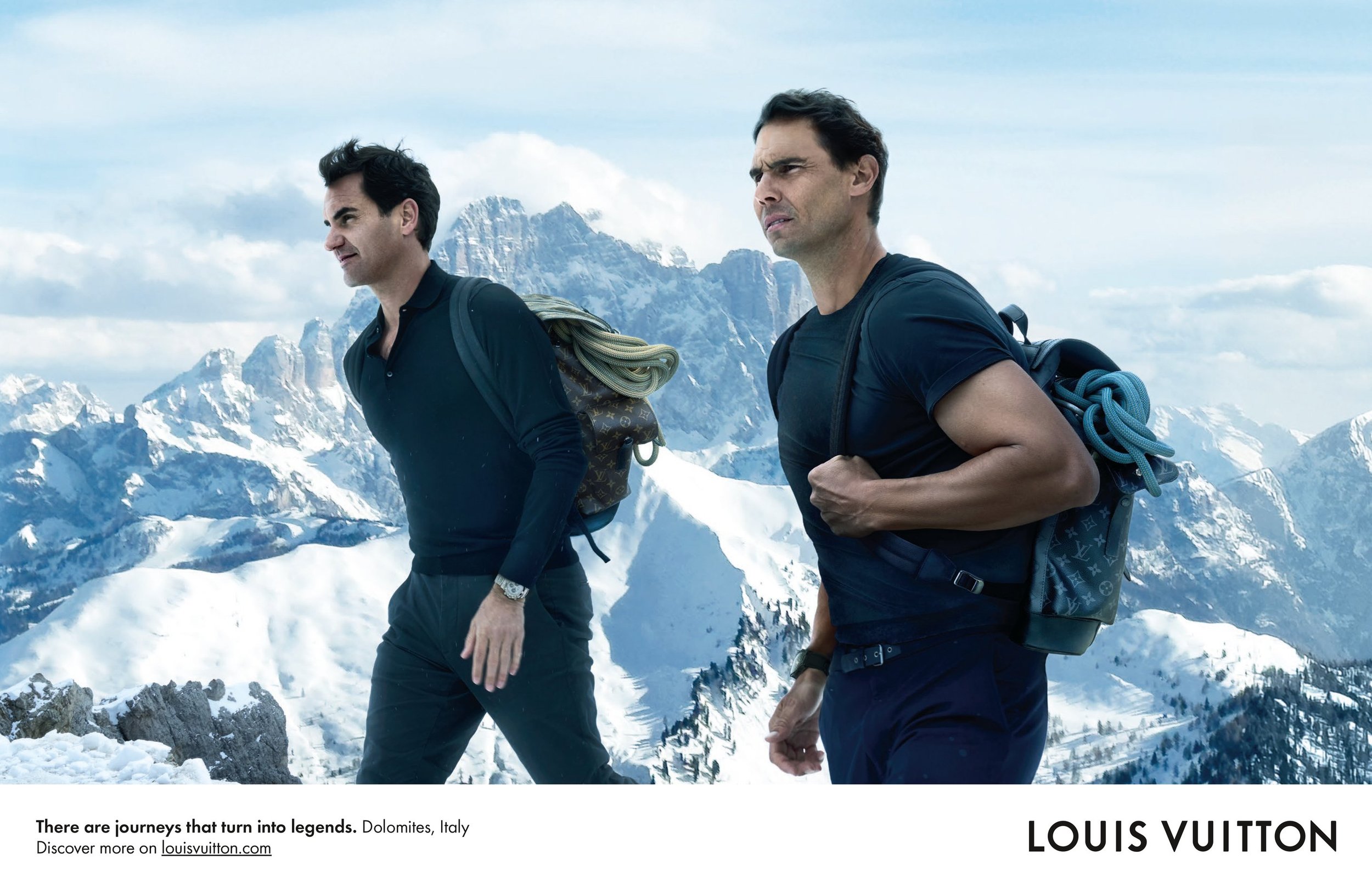 Louis Vuitton Core Values, ‘There are journeys that turn into legards’, photograph by Annie Leibovitz
