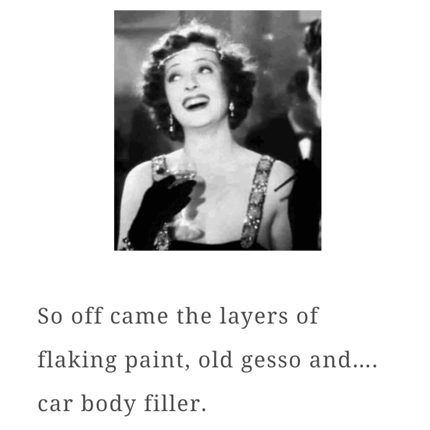 Check out my latest blog post (if you must) where I blithely admit to being bad at letting go and clearly bad at keeping secrets.
With the help of Bette Davis
This is is a vintage story from a few years back. That kind of September when, the weather 
