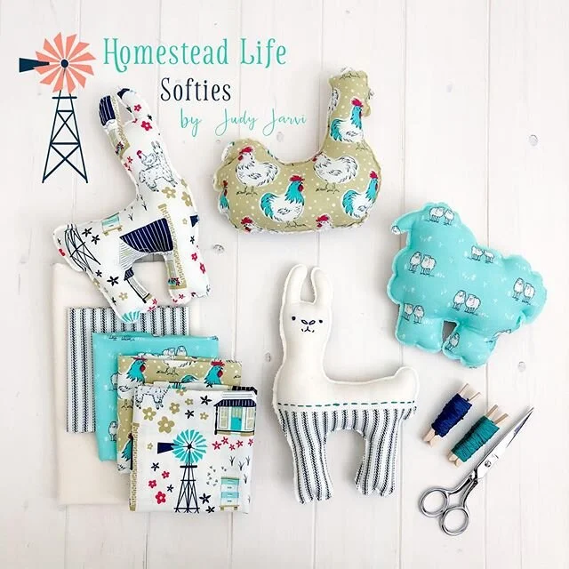 It’s here!! Homestead Life is starting to arrive in stores π. To celebrate I have this FREE pattern download and video tutorial for my Homestead Life Softies π on my website, judyjarvi.com (link in profile) You will find it in my Make and Do