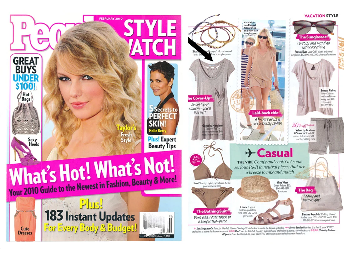  People Style Watch - Braided back detail top 