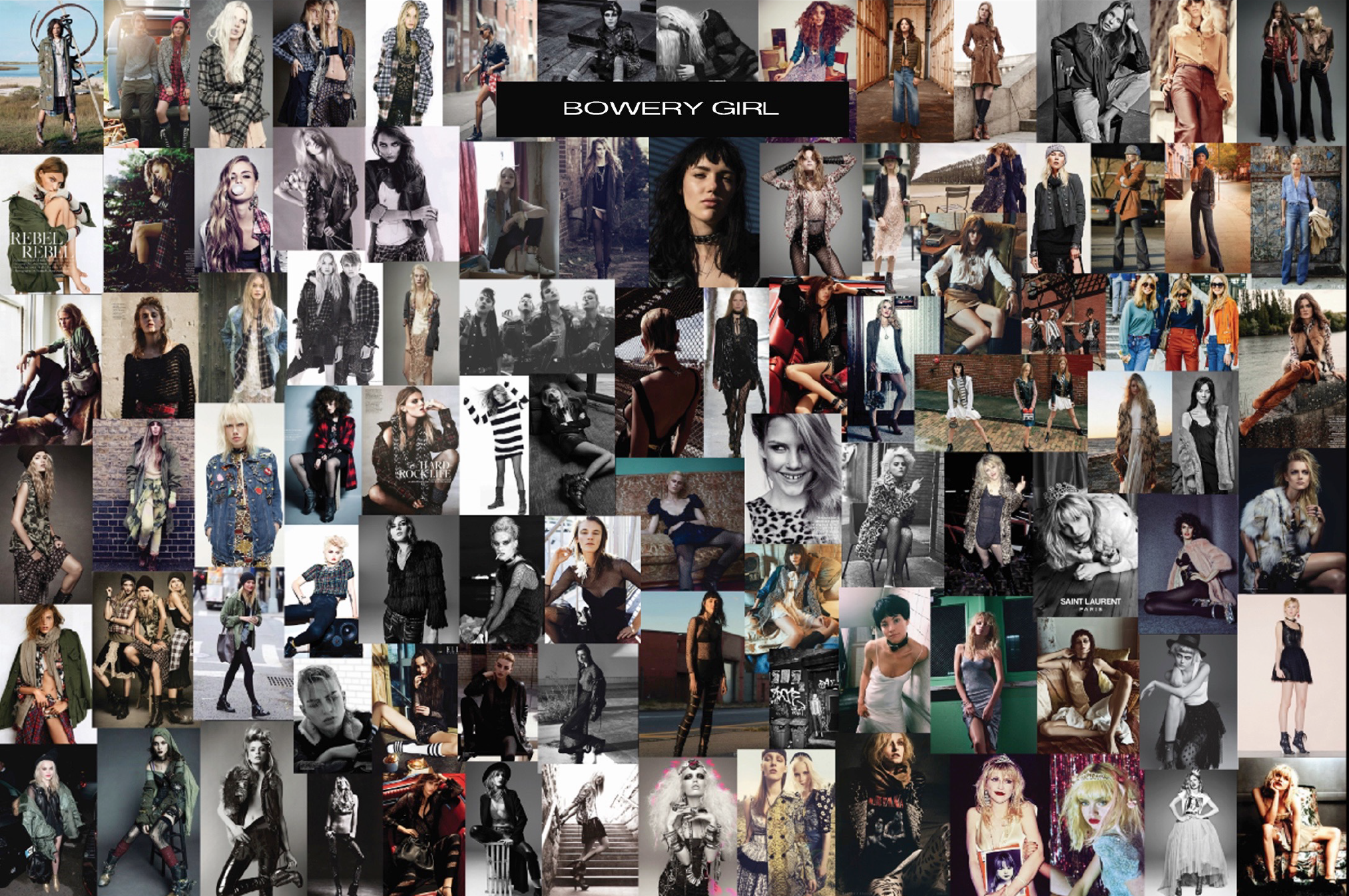  Bowery Girl Mood Board 