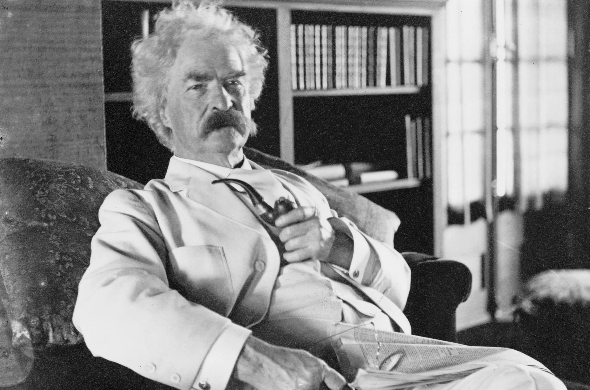 Mark Twain, my 4th cousin, 4 times removed