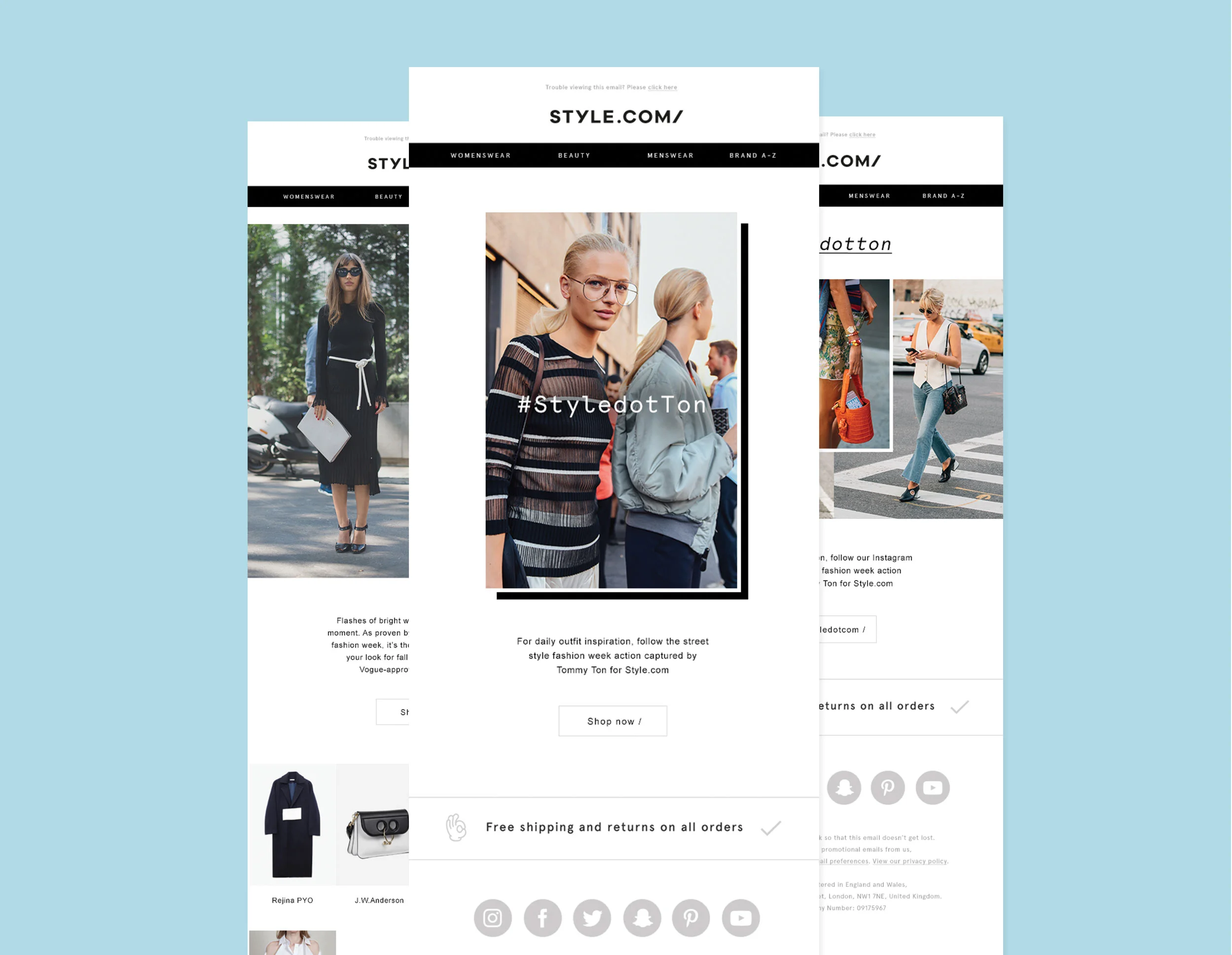 HTML email design