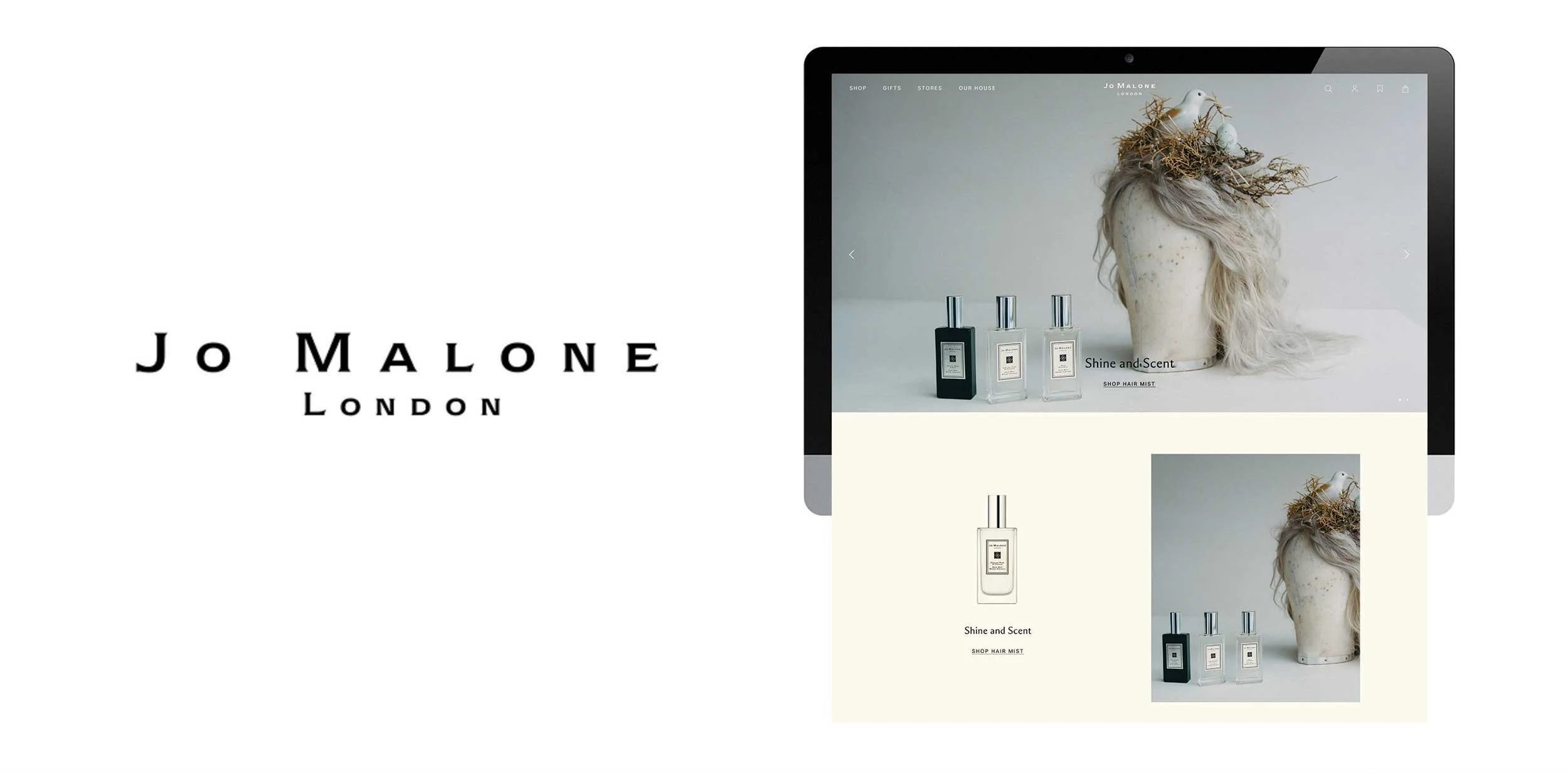 Desktop and mobile Landing page