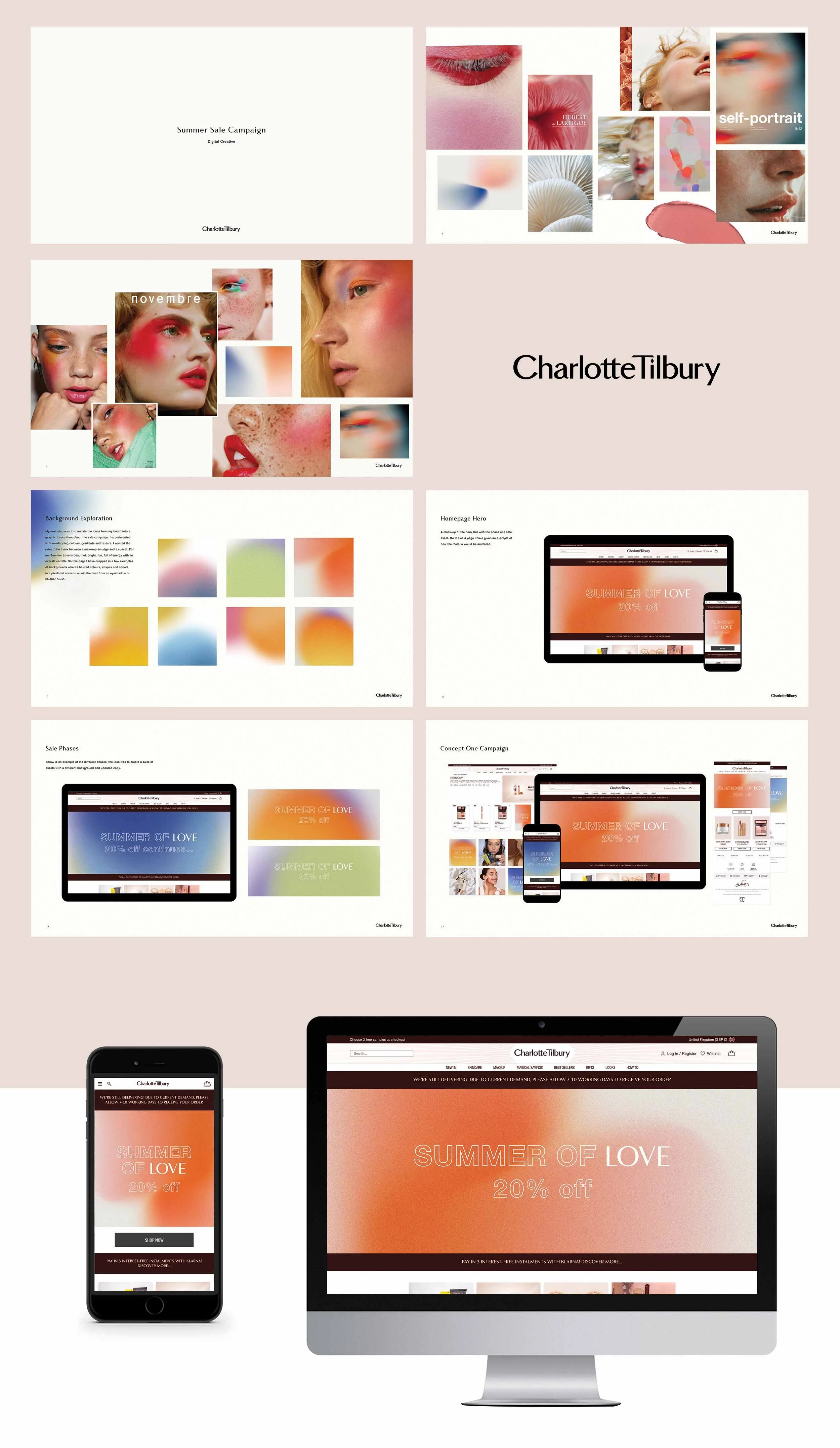 Presentation, concept and final designs