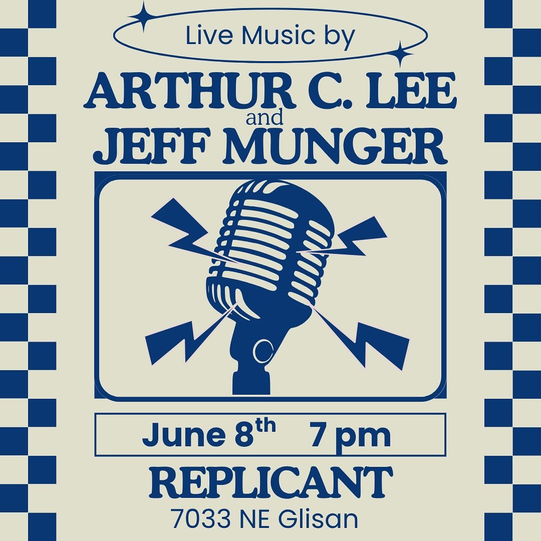 Jeff and I are stoked to be back at Replicant Sunday.  We are yin and the yang of songwriters if there ever was one. The light and the dark. The sweet and the savory. The hot and the&hellip; well you get my point. We&rsquo;ll accompany each other as 