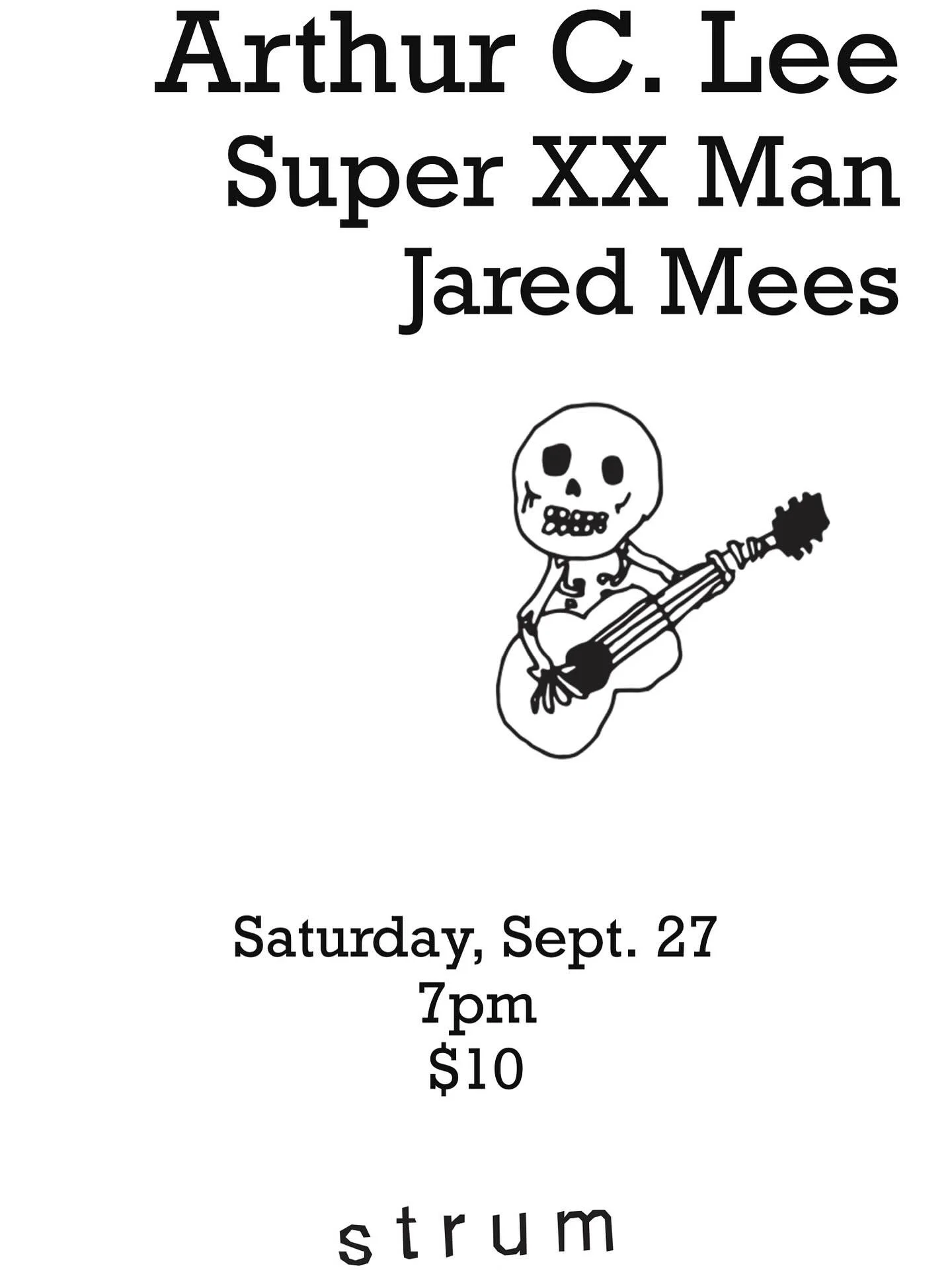 Playing with the band this Saturday at Strum as we welcome the Fall season! It&rsquo;s been a whole year since we were on stage together but we&rsquo;ll be back at it playing songs from our album &lsquo;You&rsquo;ll Hear About It In The Morning&rsquo