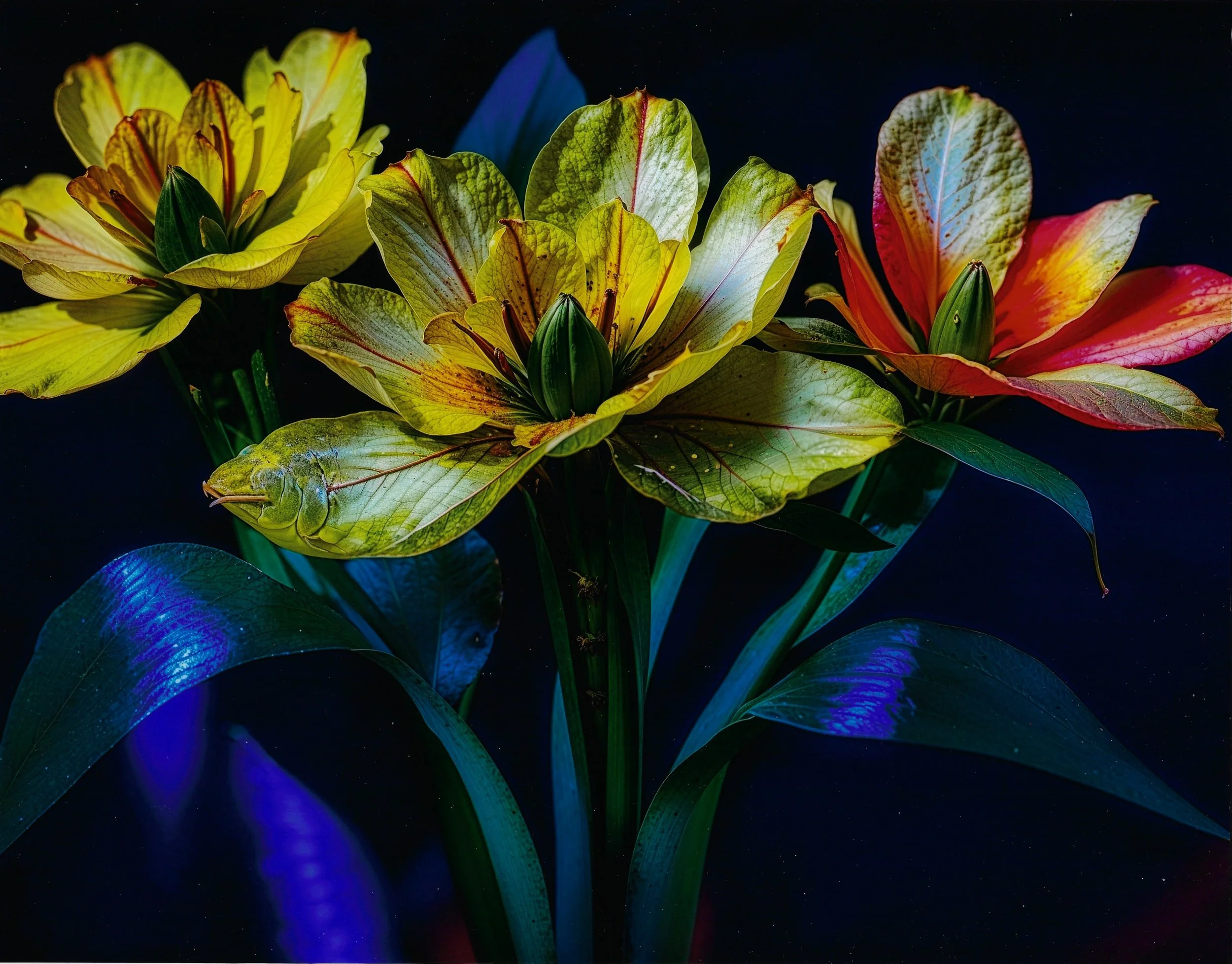 Abstract Flowers #01