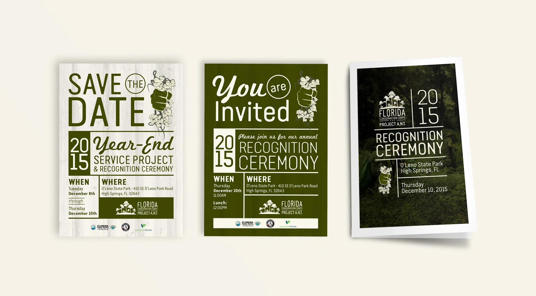  Year-End Service Project Invite and Program 