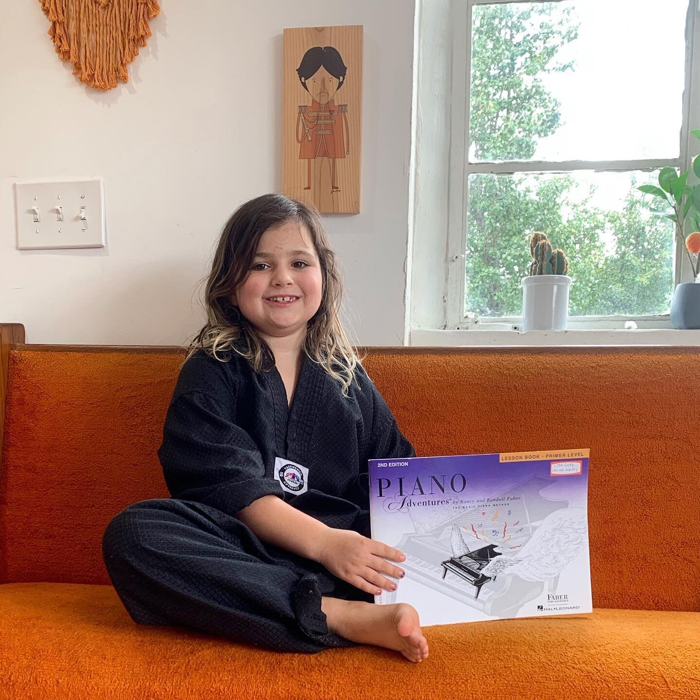 🎊 Congratulations to Eleanor (7) who just completed her primer piano book! Keep up the great work!