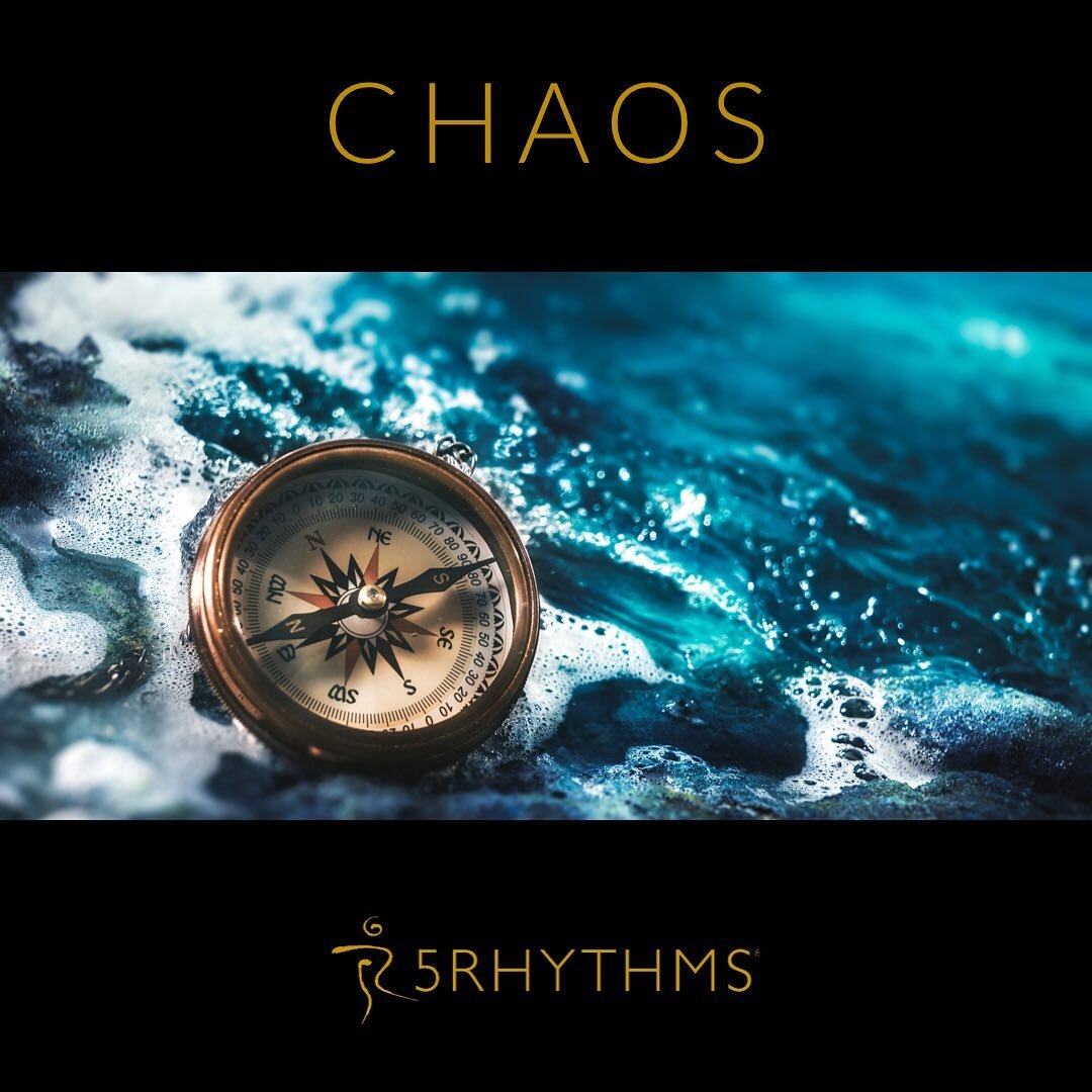 Chaos is the artistry of being change at the intersection of our dynamically grounded fluidity and the precipice at the focused edge of our knowing.
Letting go of the body and emptying the mind
Softening the struggle between polarities
Shaking loose,
