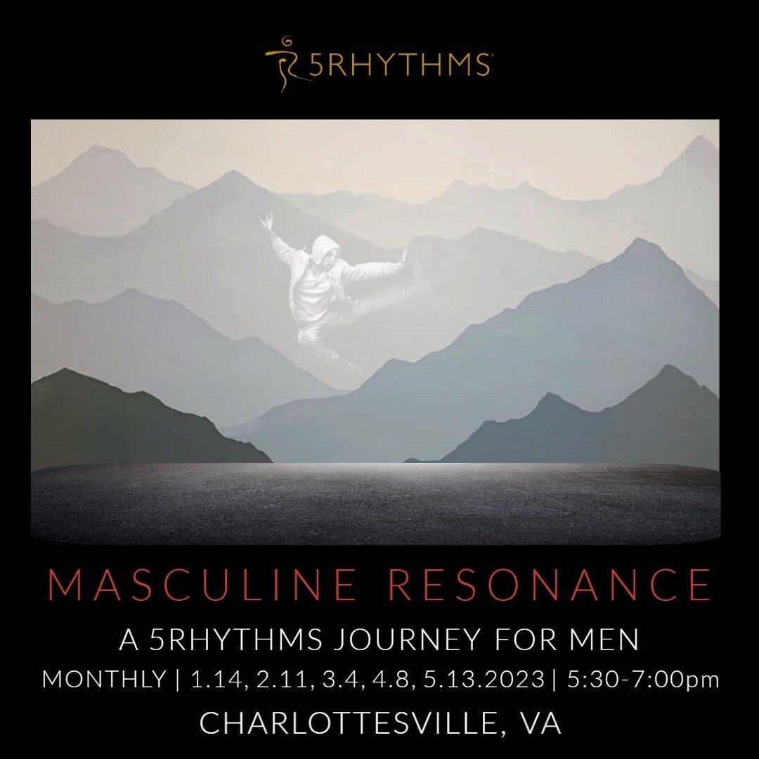 One week until the next class!⁠
⁠
In this monthly class for men, we will try on the many shapes of the masculine we have each absorbed and practiced, tapping our body intelligence to sift through and move the stories and patterns, and distilling the 