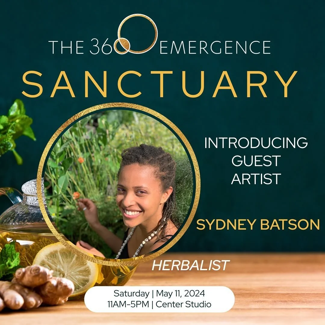 I&rsquo;m delighted to introduce you to SANCTUARY guest artist Sydney Batson✨

Sydney will be offering an interactive medicinal herb and tea tasting where participants will meet herbal allies to support nervous system regulation, vitality, and flow. 