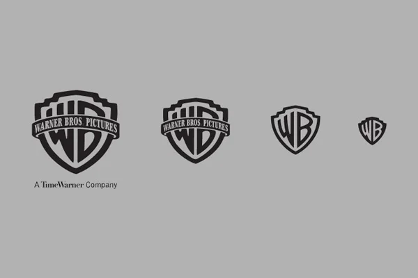 Scaling down on detail as the mark grows smaller.