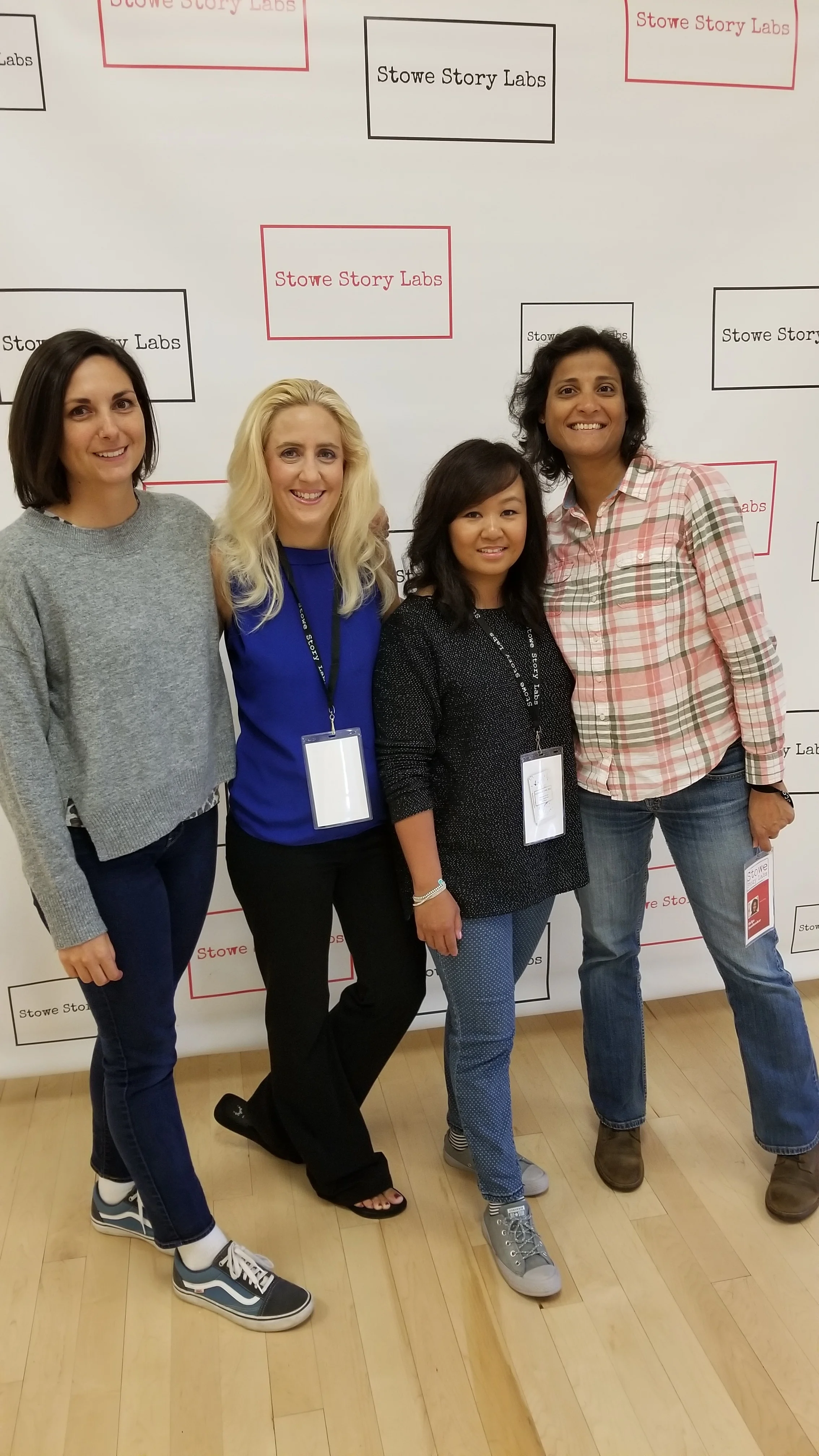 My phenomenal peer group: Valerie Bischoff, Lisa Rysinger, Natasha Chee. Look out for these amazingly talented ladies! Great stories here.