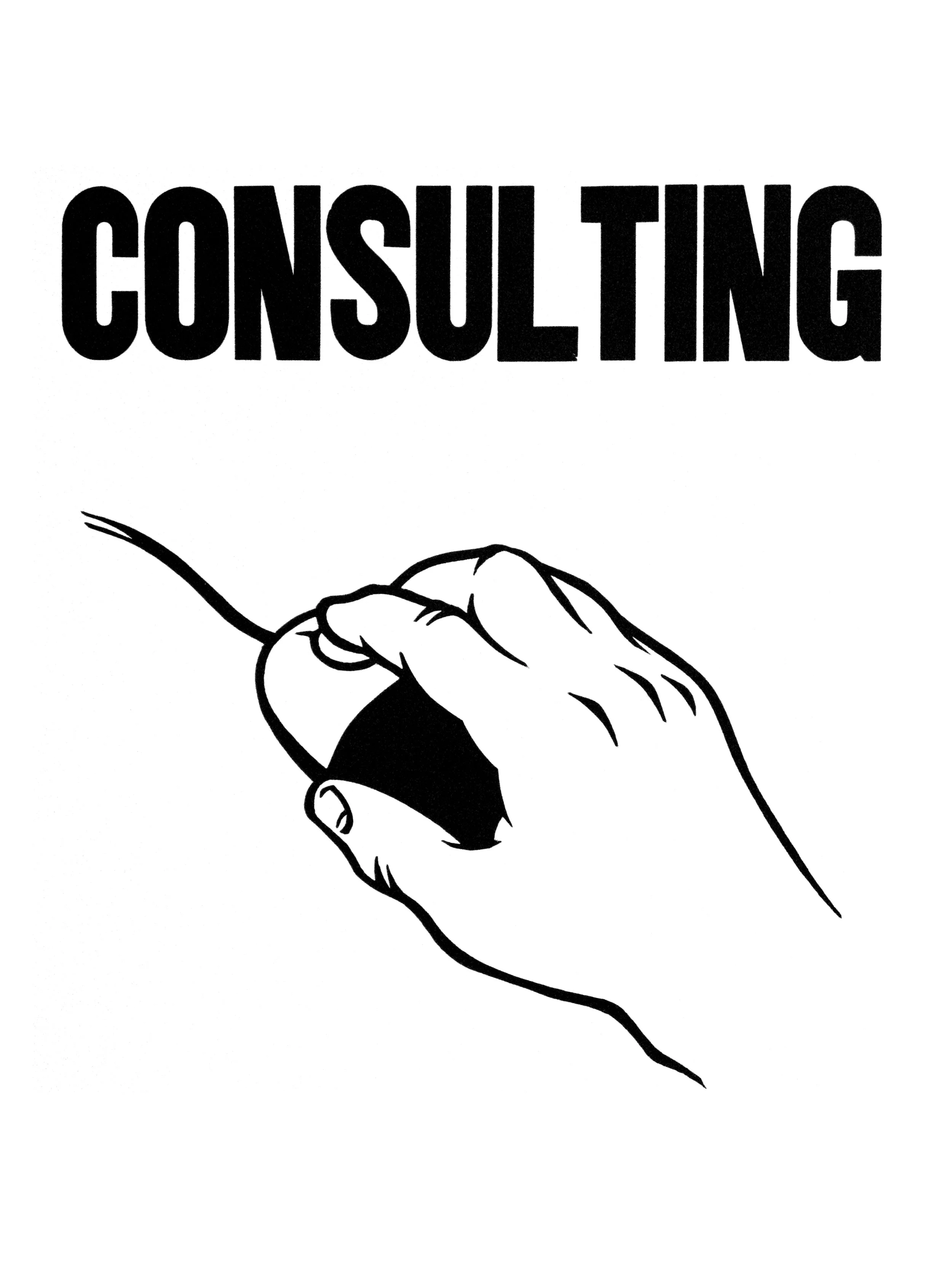 Woodcut and letterpress homage to Consulting