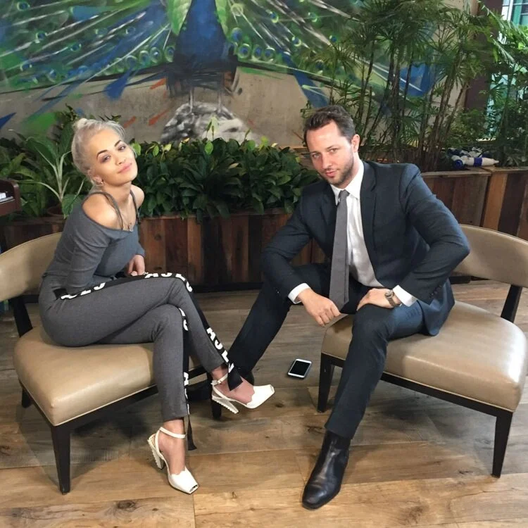 Rita Ora and Derek Blasberg on his new show, CNN Style.