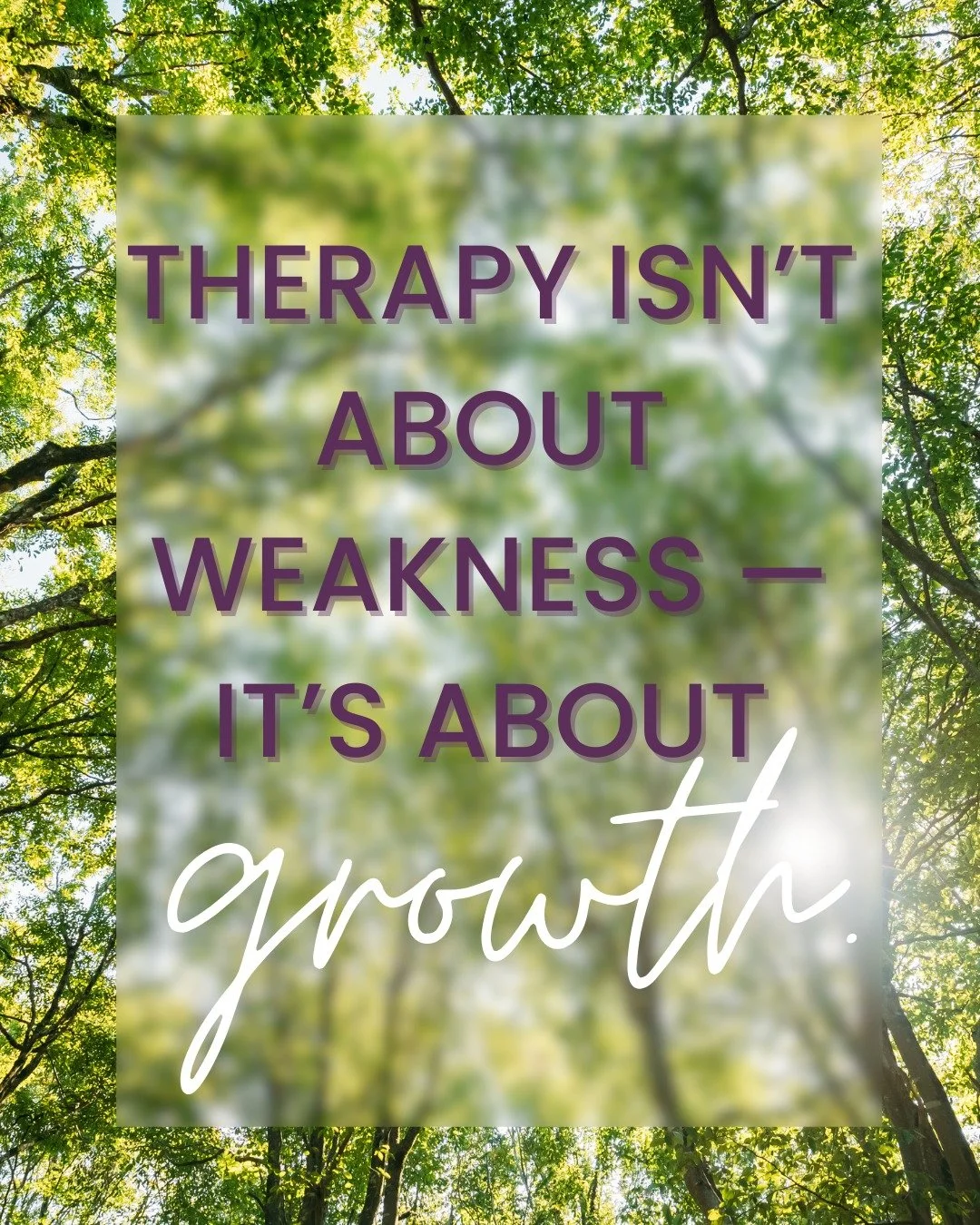 Breaking the Stigma Around Therapy 💬

Asking for help isn&rsquo;t a sign of weakness &mdash; it&rsquo;s one of the strongest things you can do.
Therapy isn&rsquo;t about &ldquo;fixing&rdquo; you; it&rsquo;s about understanding yourself, healing, and