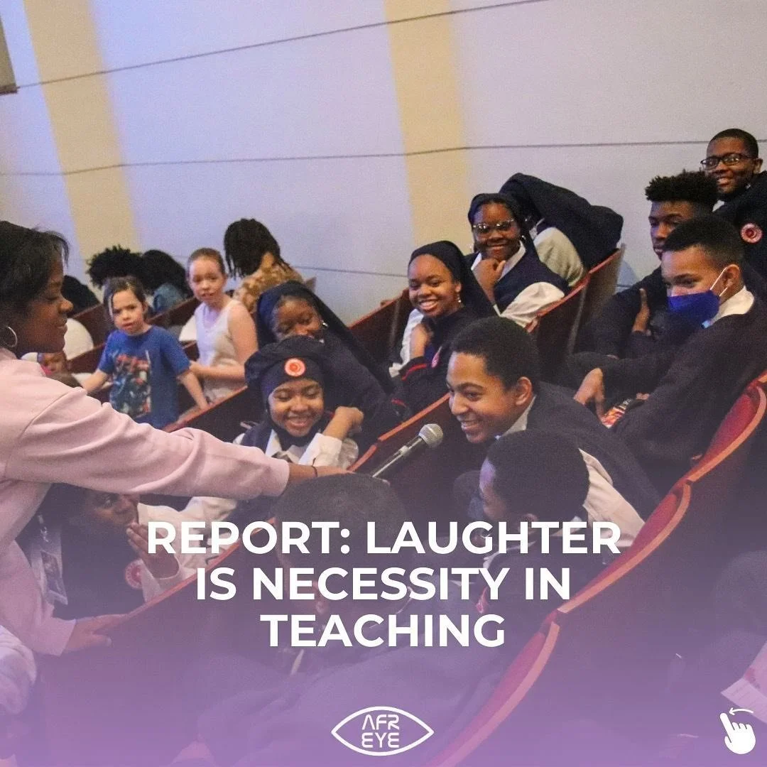 REPORT: Laughter is Necessity in Teaching 😂📖

Maybe it&rsquo;s the adage, &ldquo;Laugh to keep from crying.&rdquo; But it&rsquo;s been proven to be true. Who would have thunk it that predecessors like #MartinLutherKing #RosaParks and #EllaBaker wer