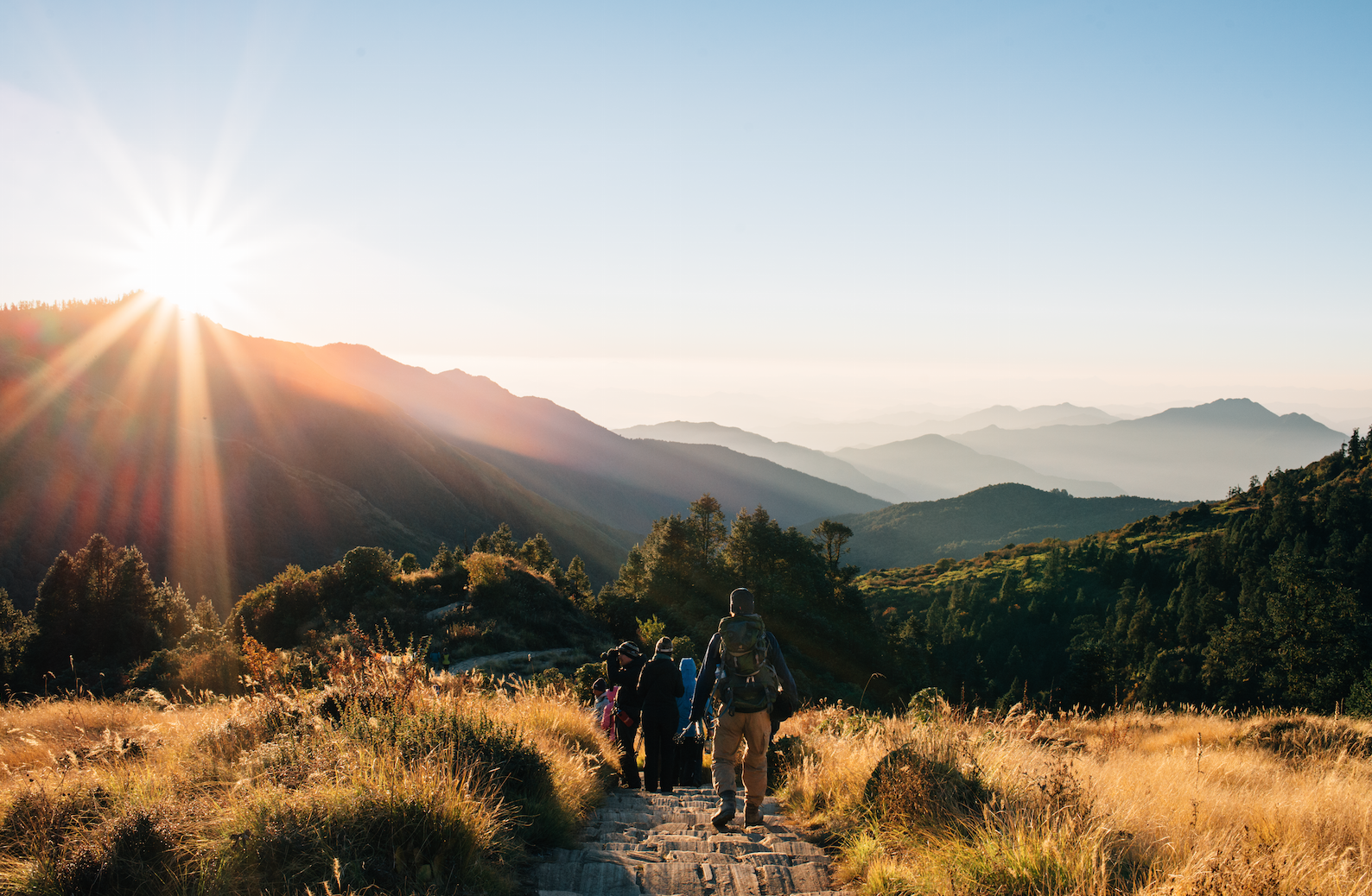 Sunrise on Poon hill