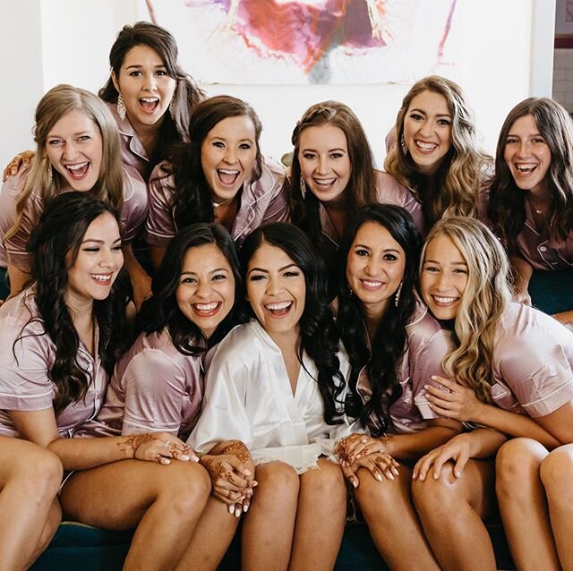 Seeing the friendships in a bridal party is magical